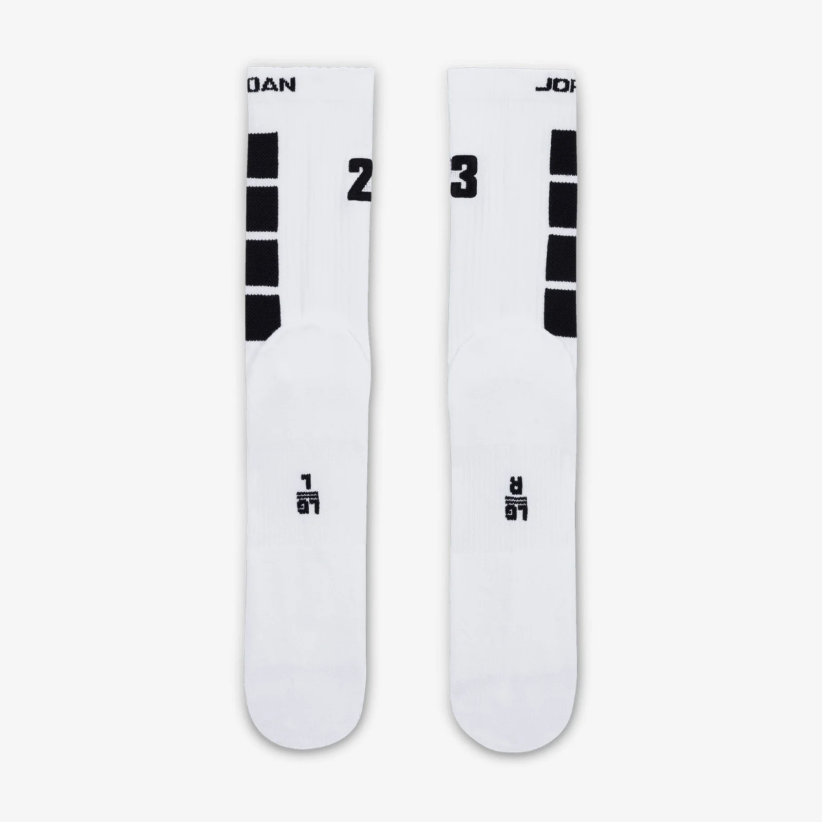 Everyday 23 Crew Socks (1 Pairs) - White/Black - Image 4