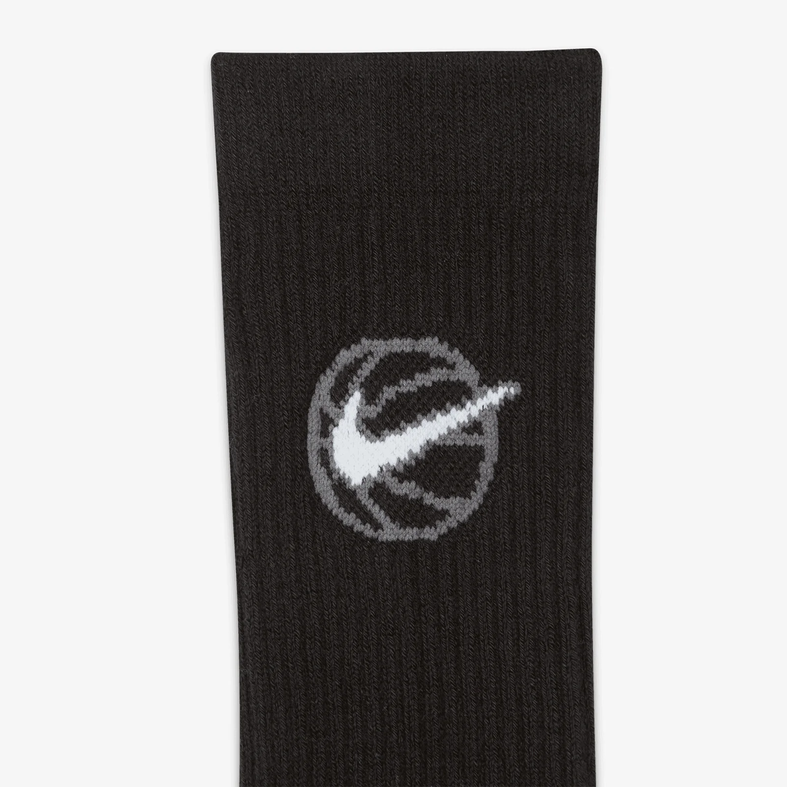 Everyday Crew Dri-FIT Socks (3 Pair) - Black/White - Image 5