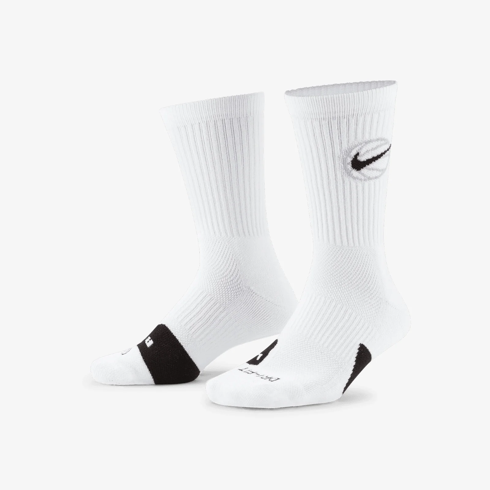 Everyday Crew Dri-FIT Socks (3 Pair) - White/Black - Image 2