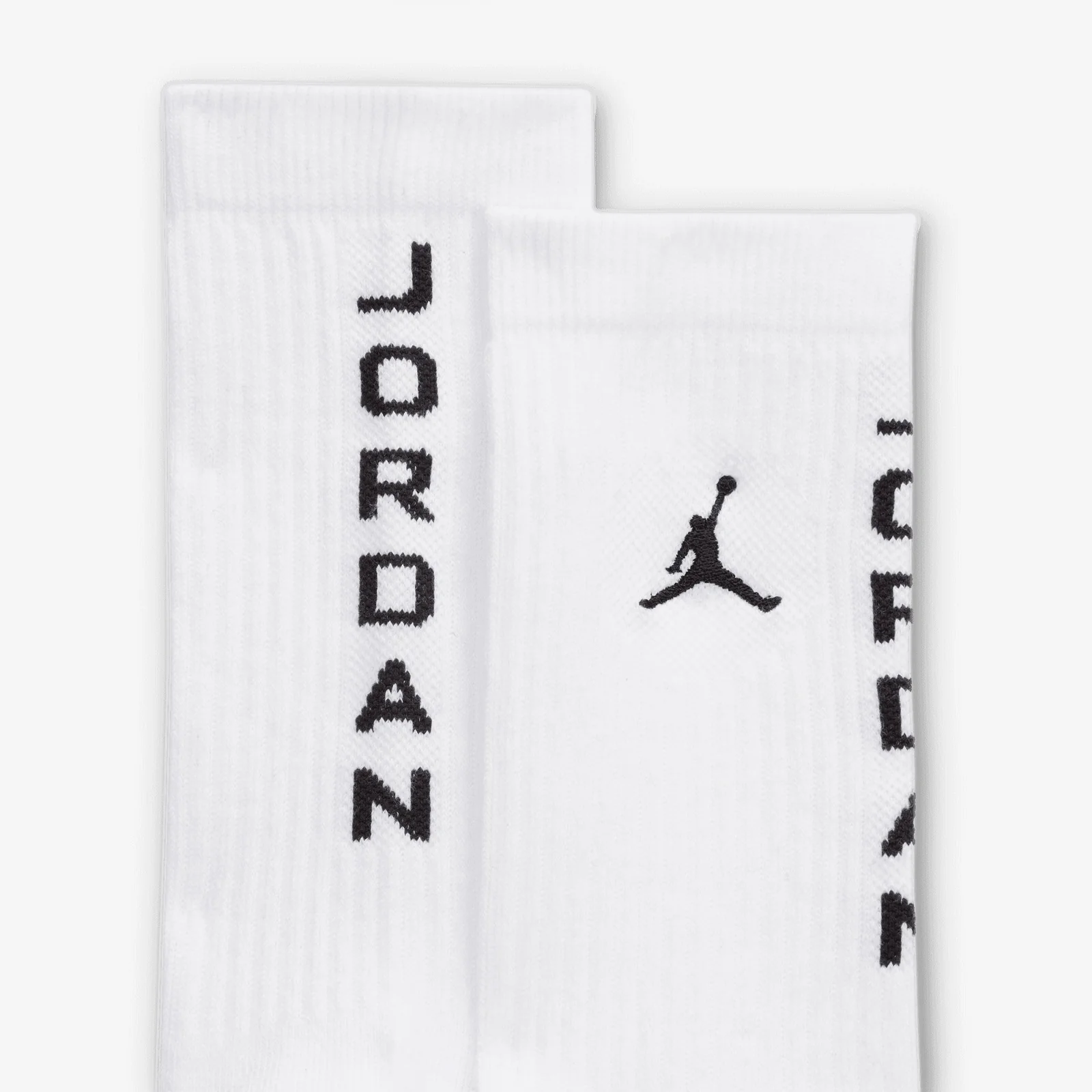 Everyday Jumpman Crew Socks (1 Pairs) - White/Black - Image 2