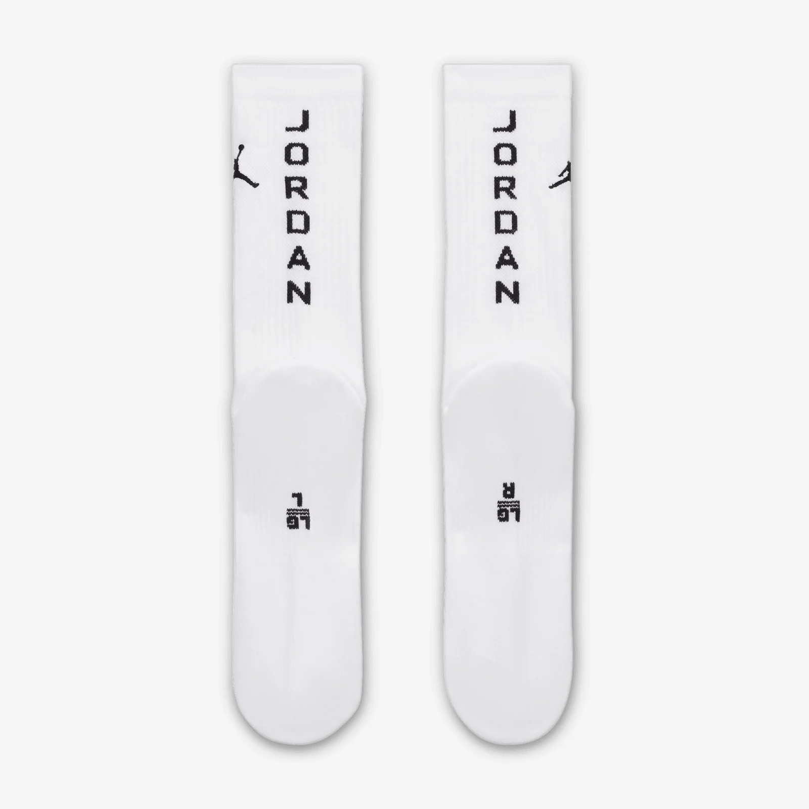 Everyday Jumpman Crew Socks (1 Pairs) - White/Black - Image 4