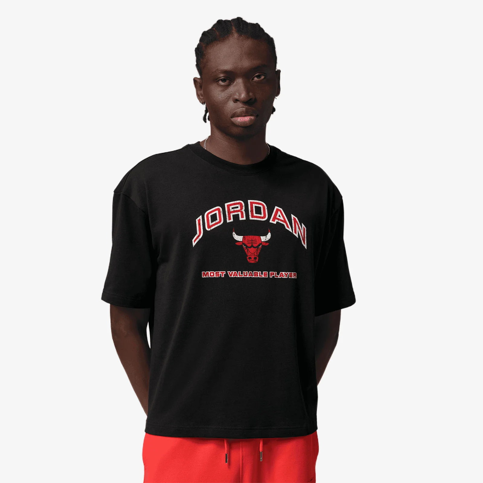 Flight Essentials Boxy Graphic T-Shirt - Black