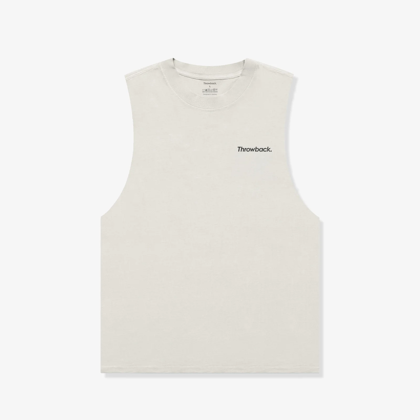 Fundamentals Tank - Faded Bone