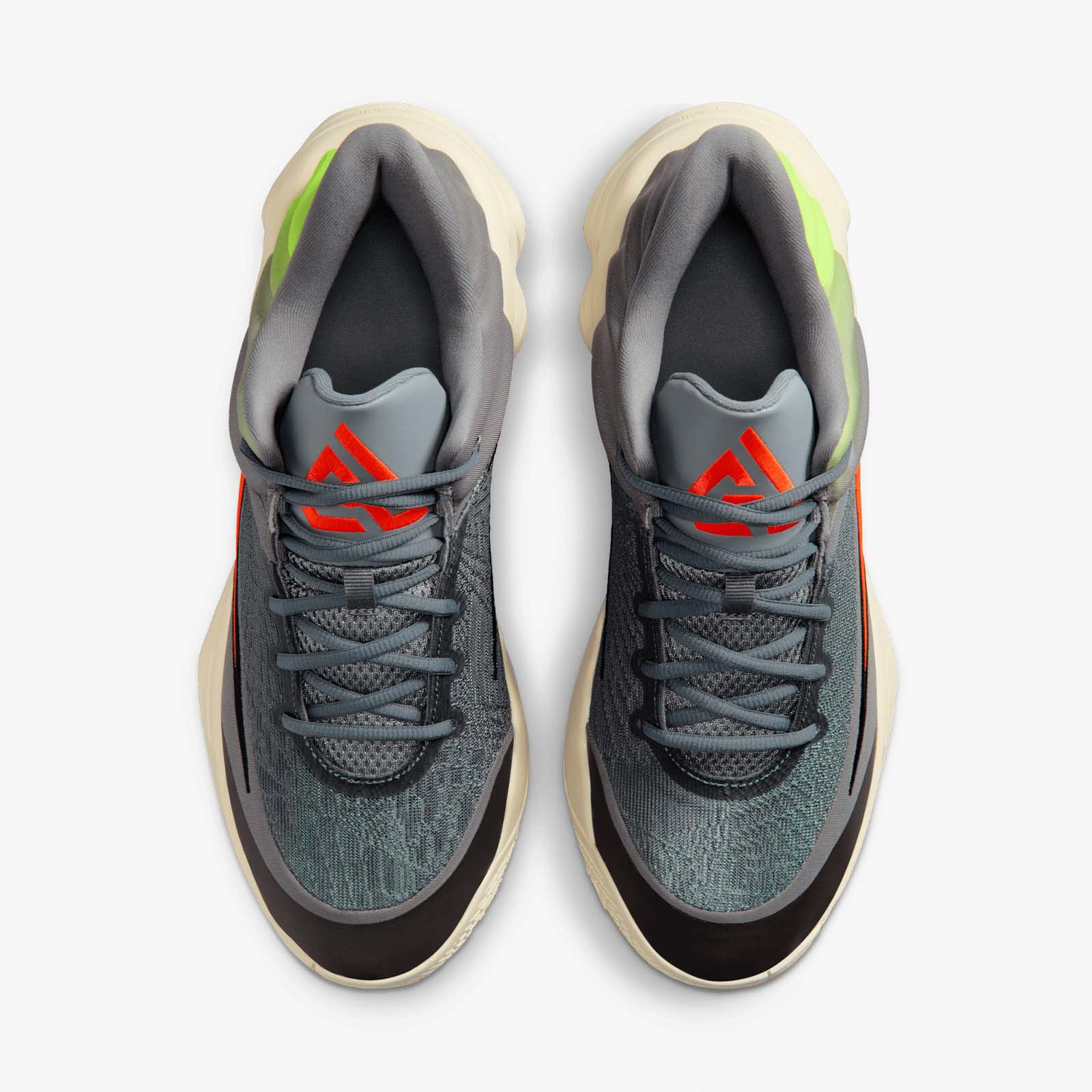 Giannis Immortality 4 - Cool Grey/ Total Crimson - Volt - Image 4