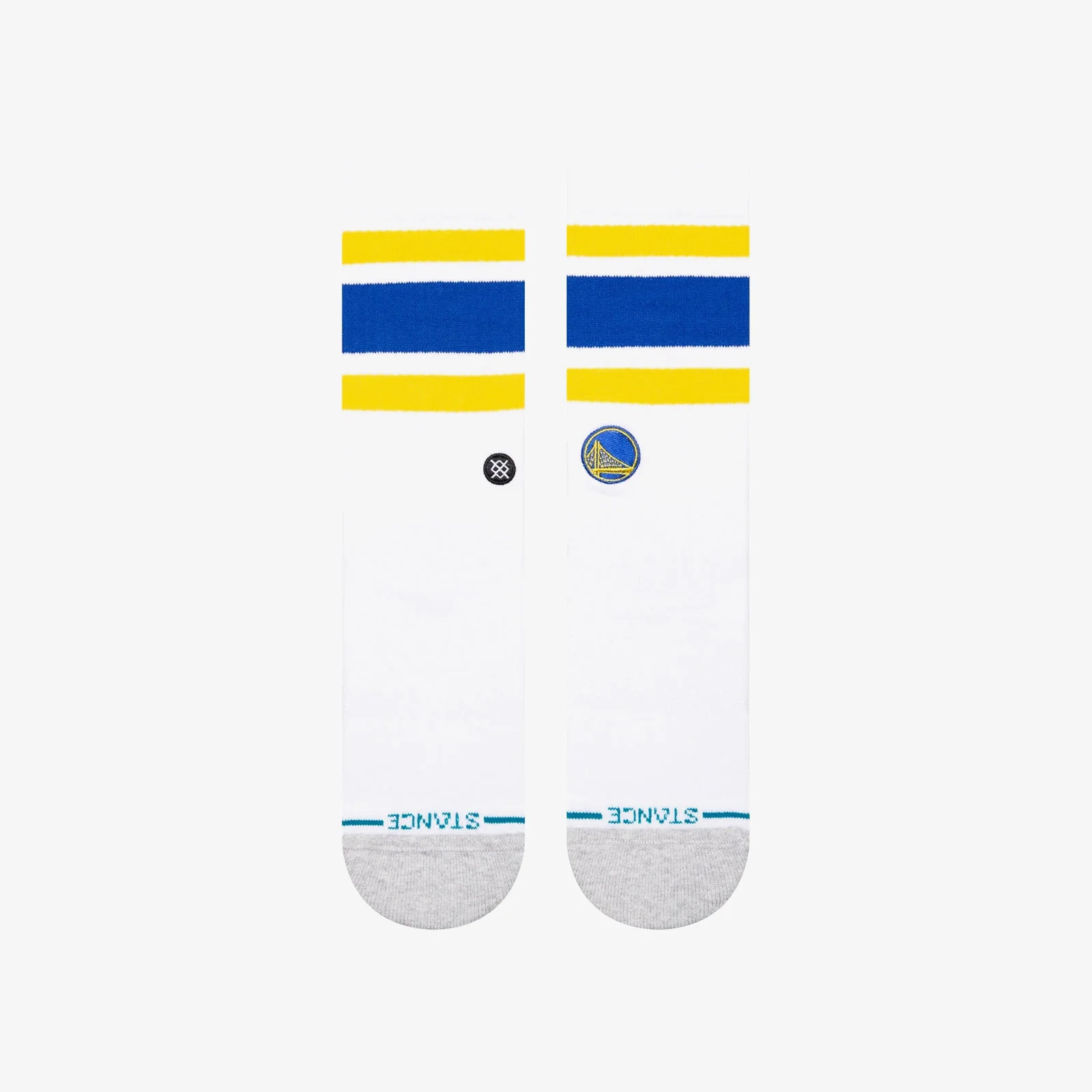 Golden State Warriors Tube Crew Socks - White - Image 2
