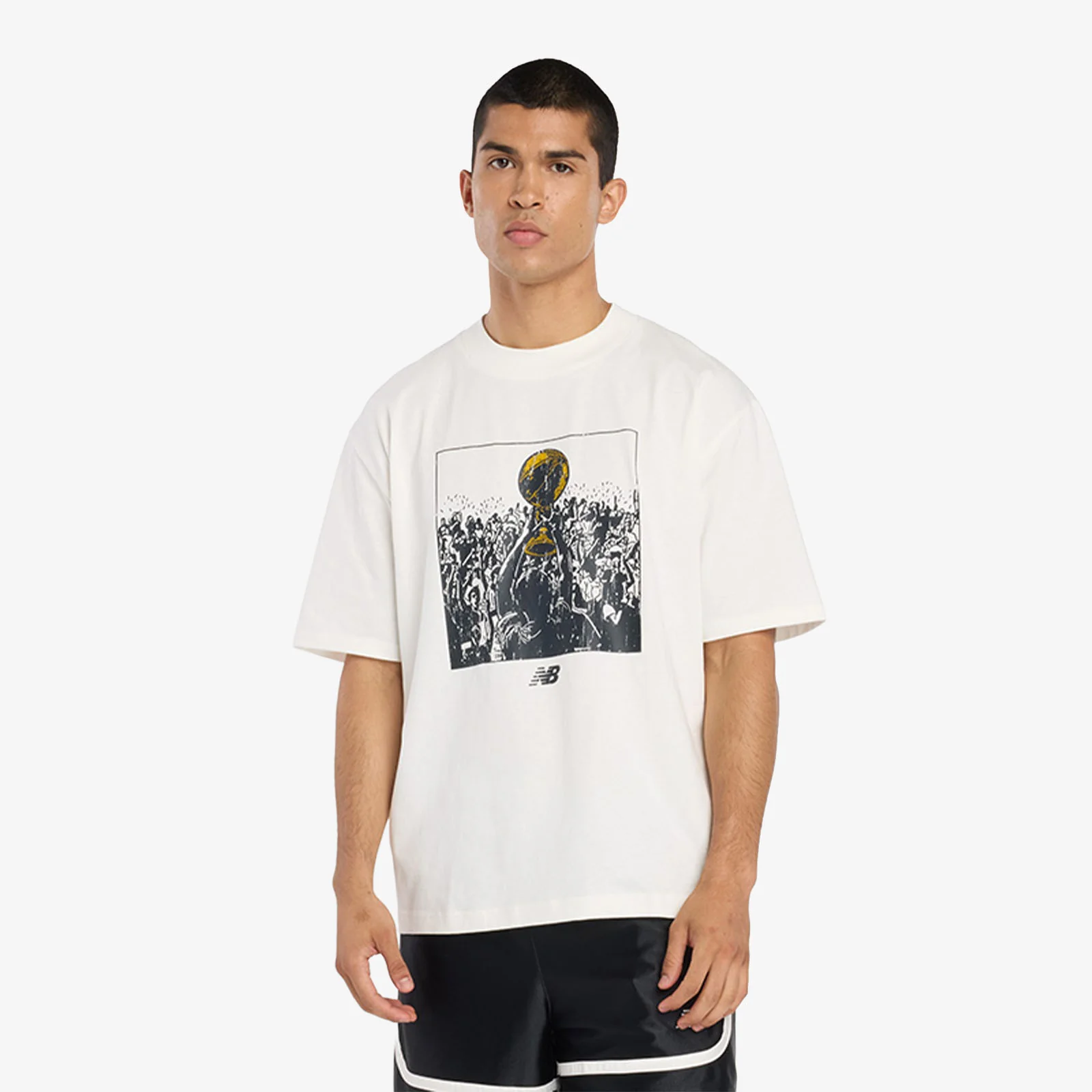 Hoops Championship Graphic T-Shirt - Sea Salt