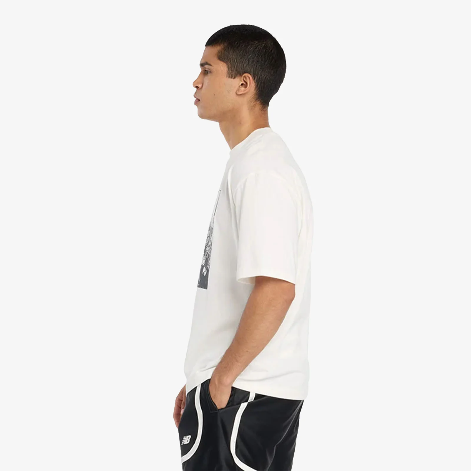 Hoops Championship Graphic T-Shirt - Sea Salt - Image 3