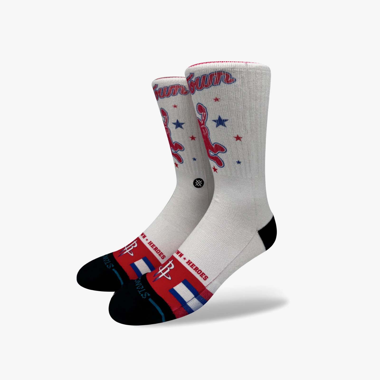 Houston Rockets City Edition NBA Crew Socks - White