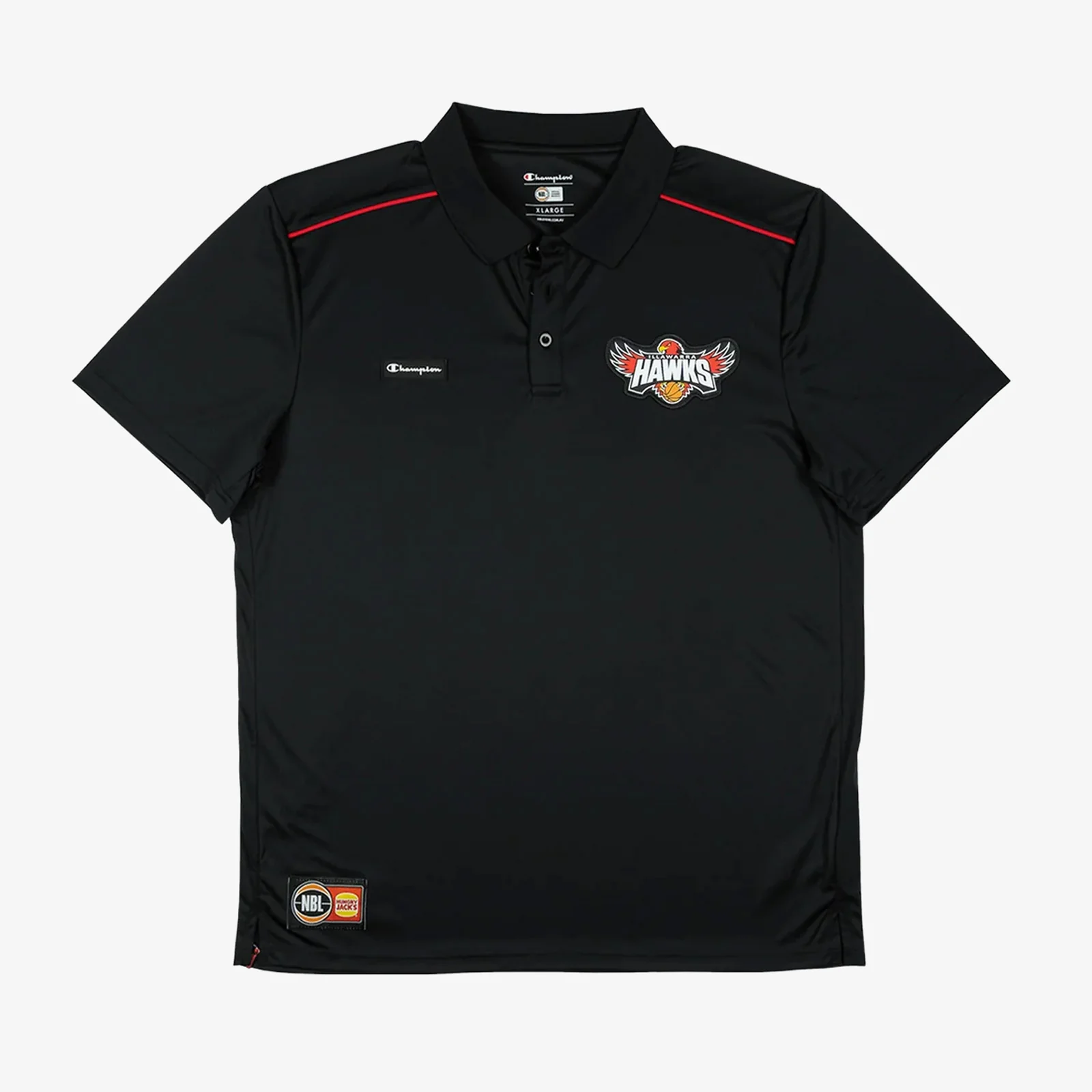 Illawarra Hawks 25/26 Performance Polo - Black