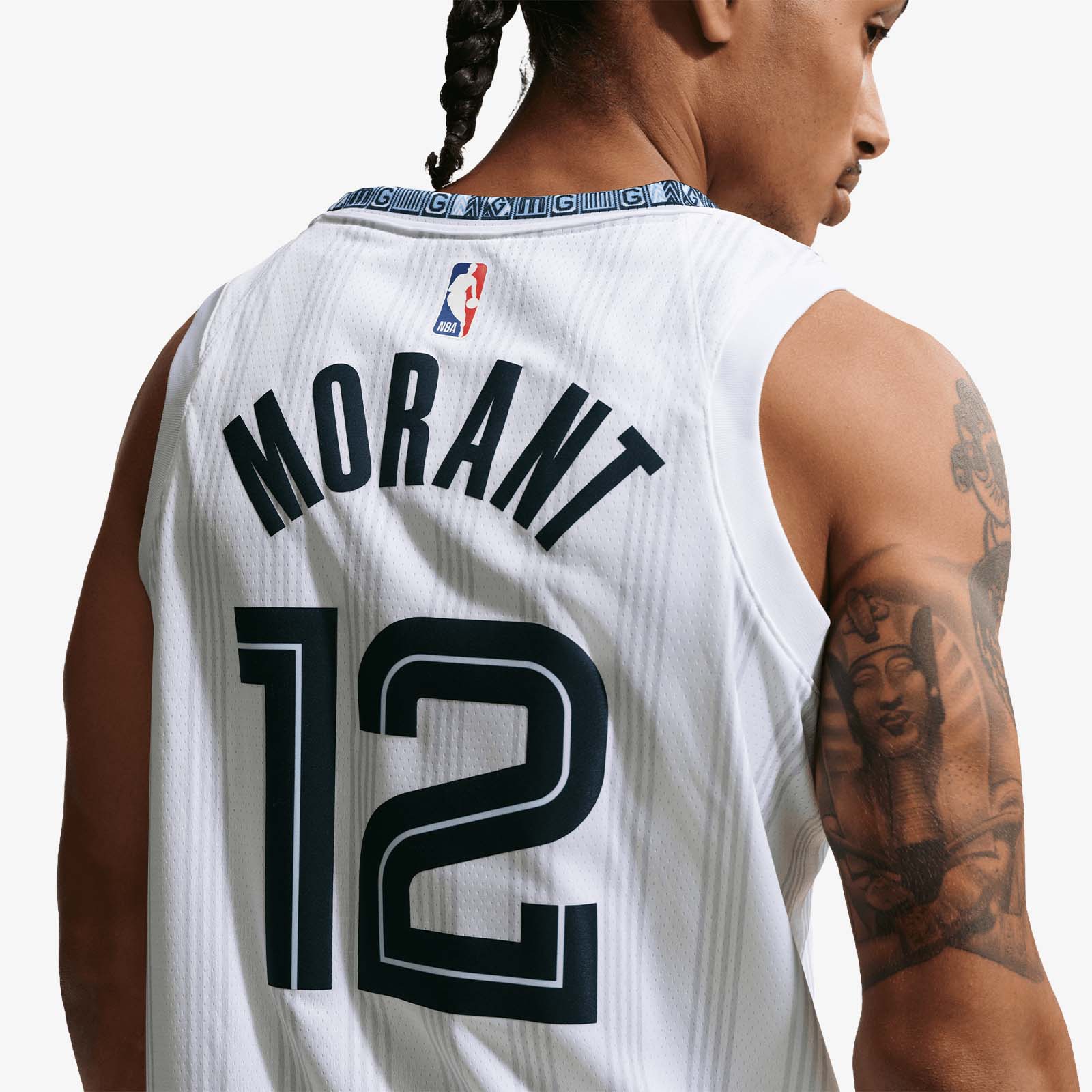 Ja Morant Memphis Grizzlies 2025/26 City Edition Swingman Jersey - White - Image 3
