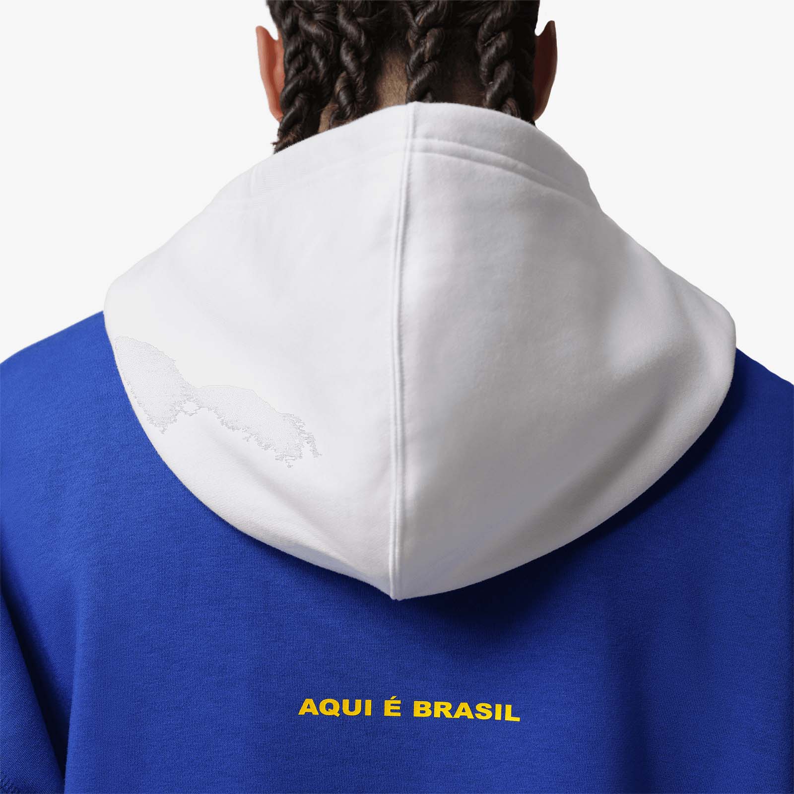 Jordan Brazil Brooklyn Fleece Hoodie - Old Royal - Image 3