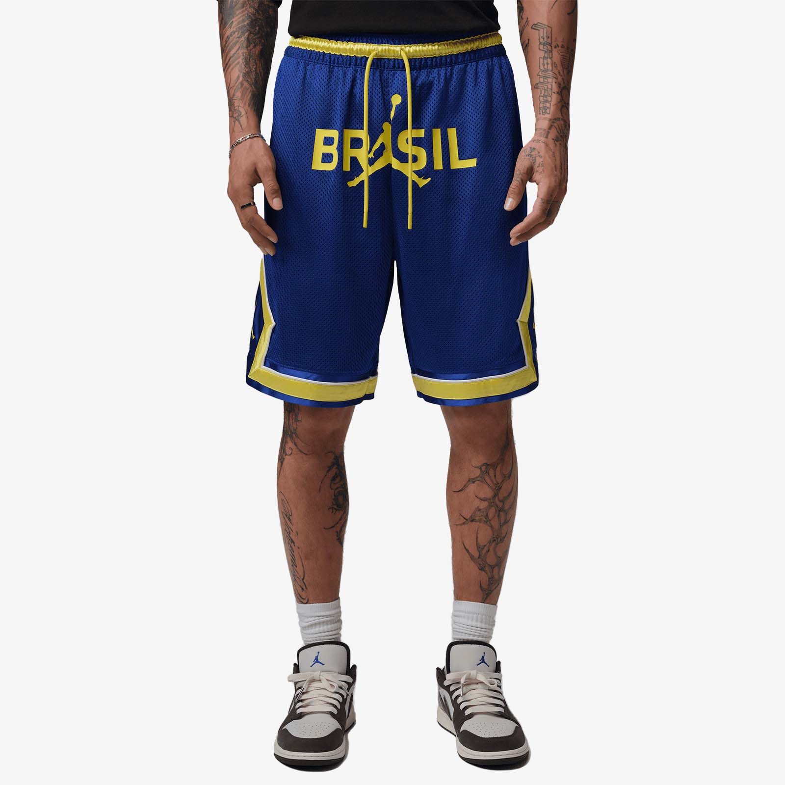 Jordan Brazil Dri-FIT Mesh Diamond Shorts - Old Royal - Image 4