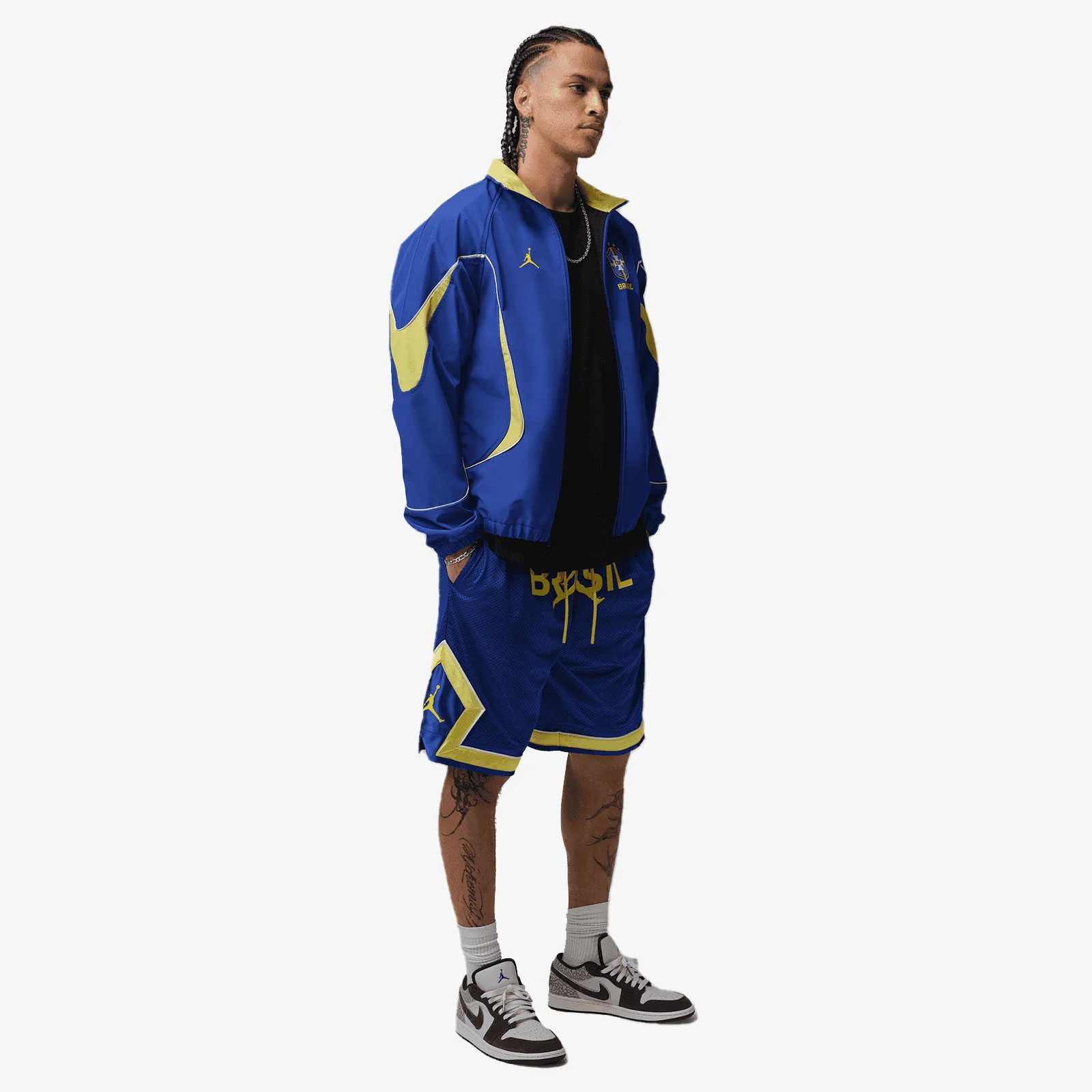 Jordan Brazil Dri-FIT Mesh Diamond Shorts - Old Royal - Image 5
