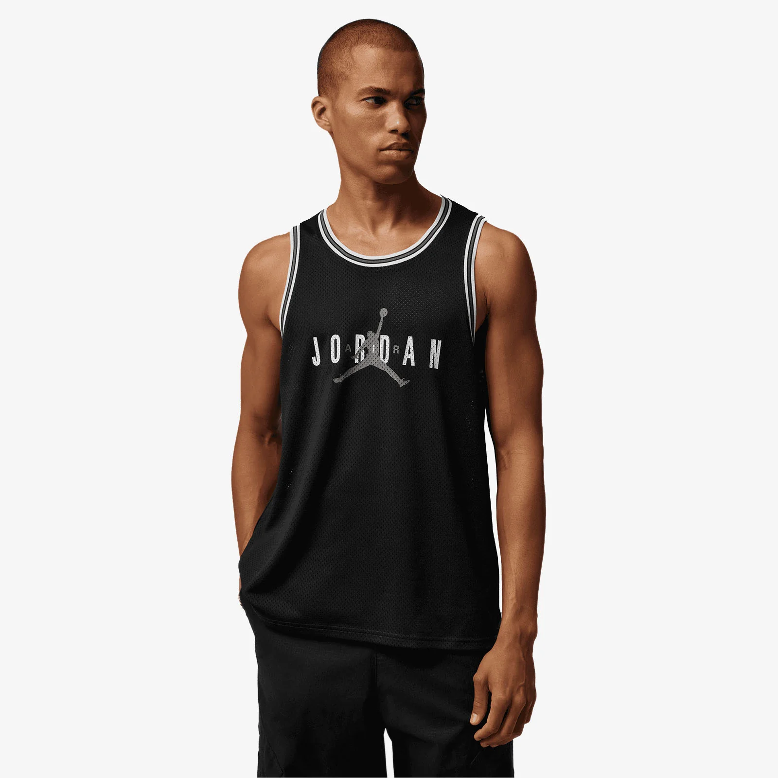 Jordan Brooklyn Mesh Jersey - Black