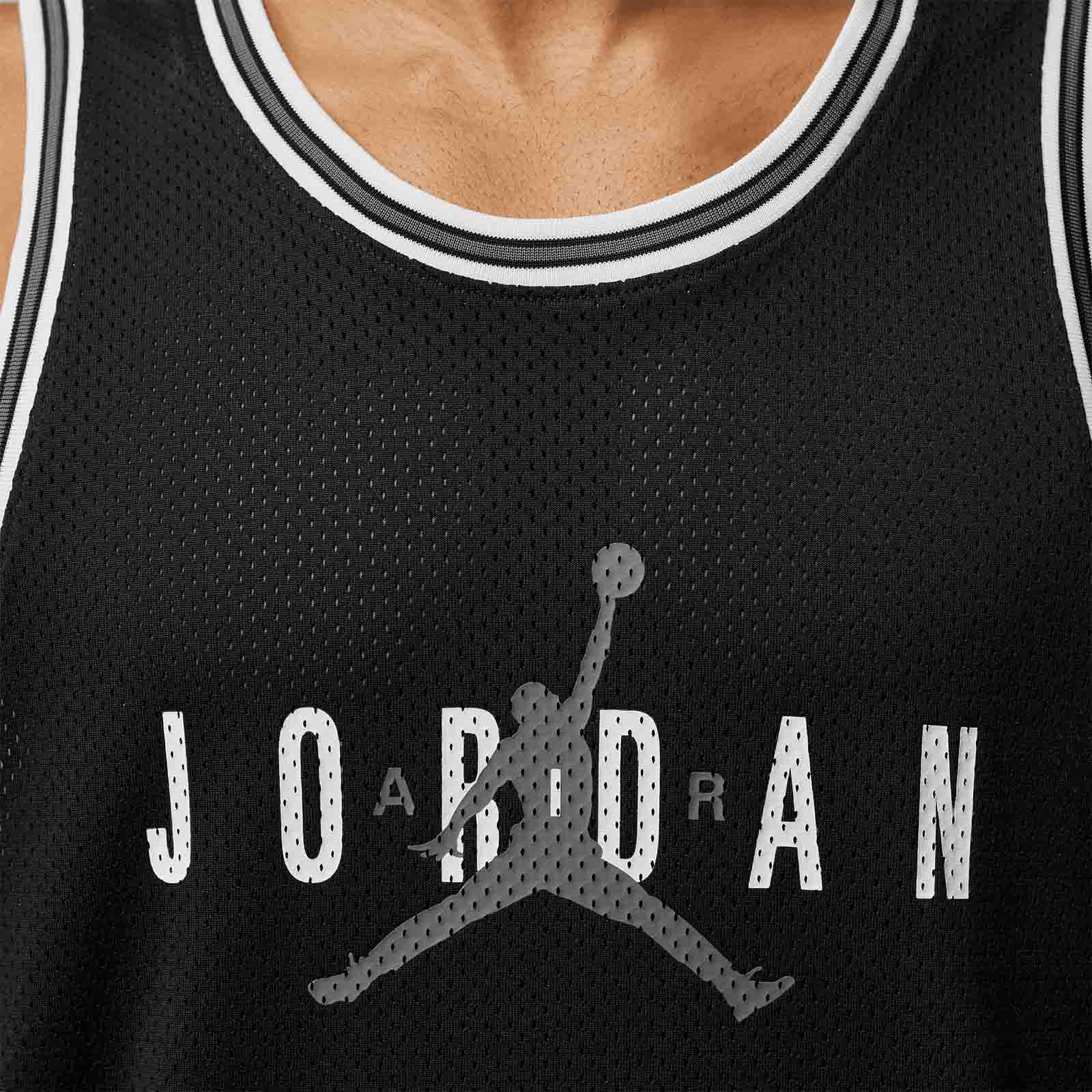 Jordan Brooklyn Mesh Jersey - Black - Image 3