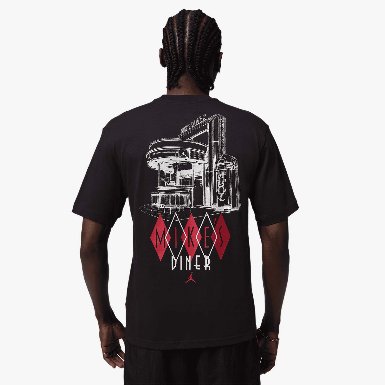 Jordan 'Diner' Graphic T-Shirt - Black - Image 2