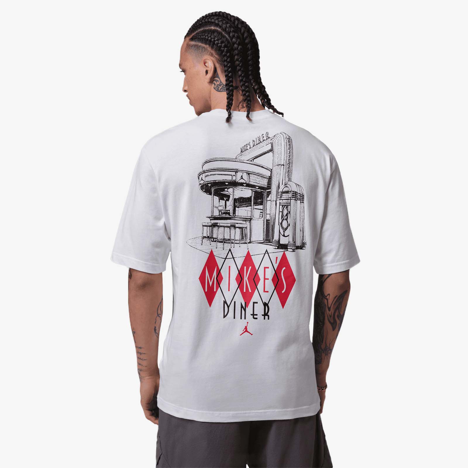 Jordan 'Diner' Graphic T-Shirt - White - Image 2