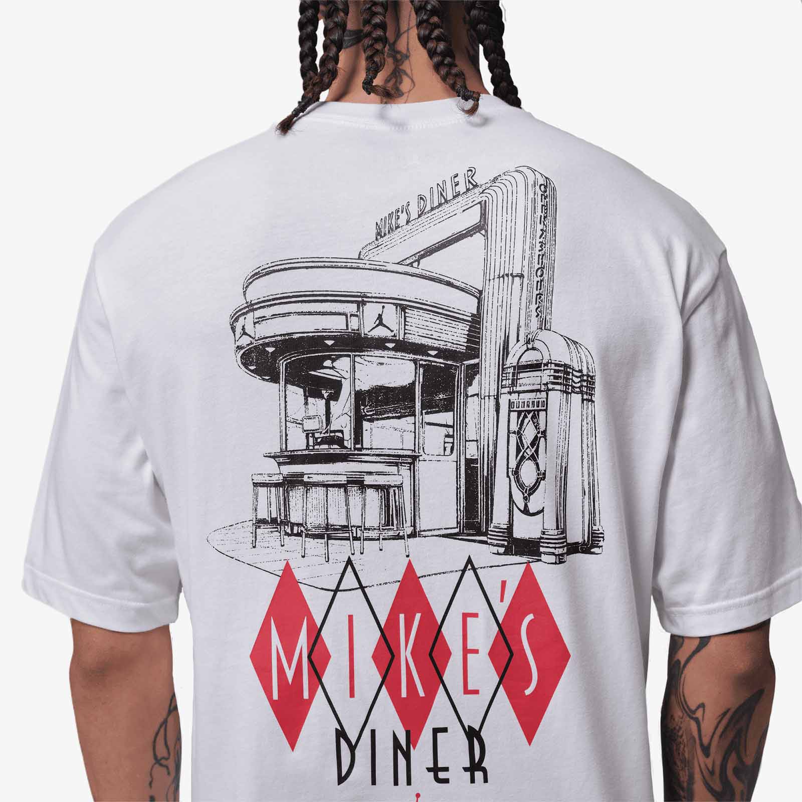 Jordan 'Diner' Graphic T-Shirt - White - Image 3
