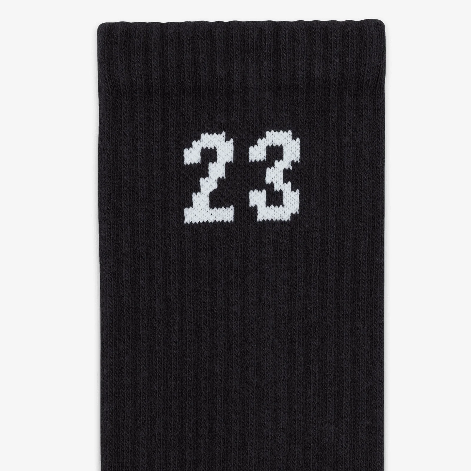 Essential Crew Socks (3 Pairs) - Black - Image 5