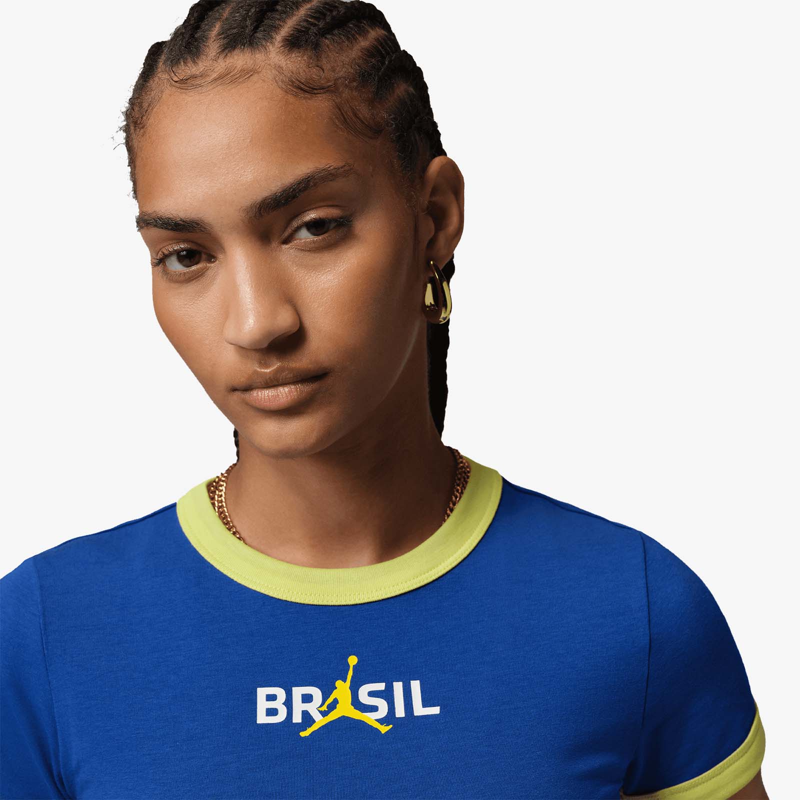 Jordan Women's Graphic Brazil T-Shirt - Old Royal - Image 2