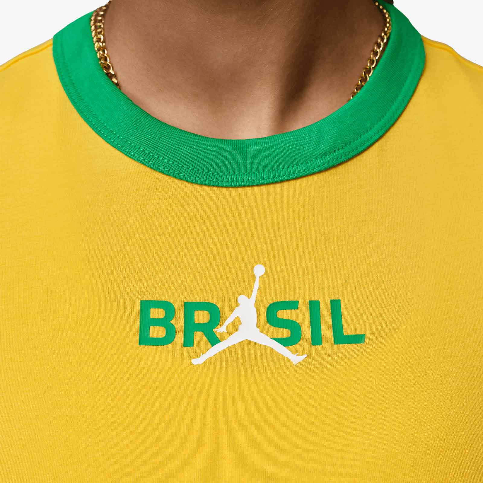 Jordan Women's Graphic Brazil T-Shirt - Varsity Maize - Image 3