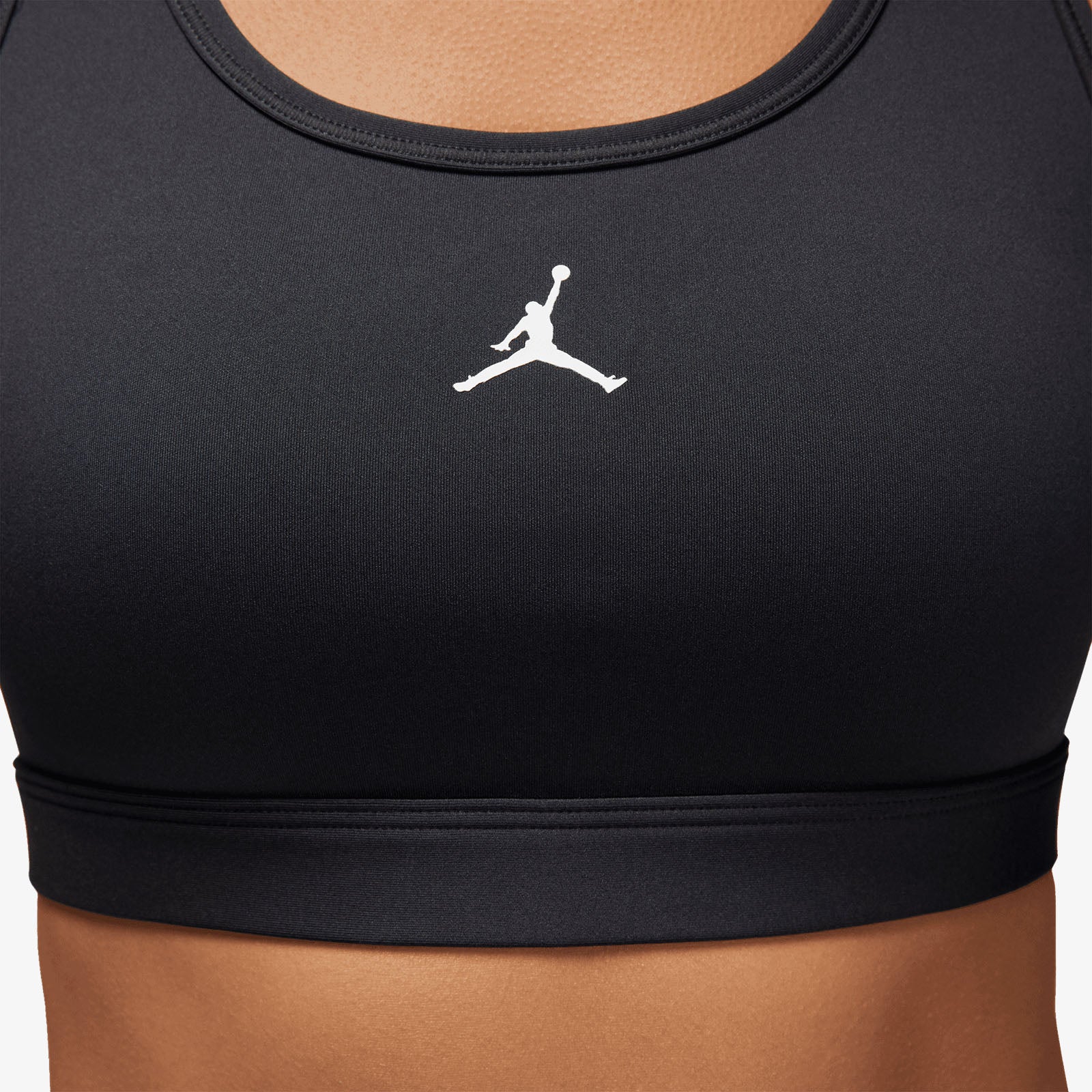 Jumpman Sport Medium-Support Padded Bra - Black/White - Image 5