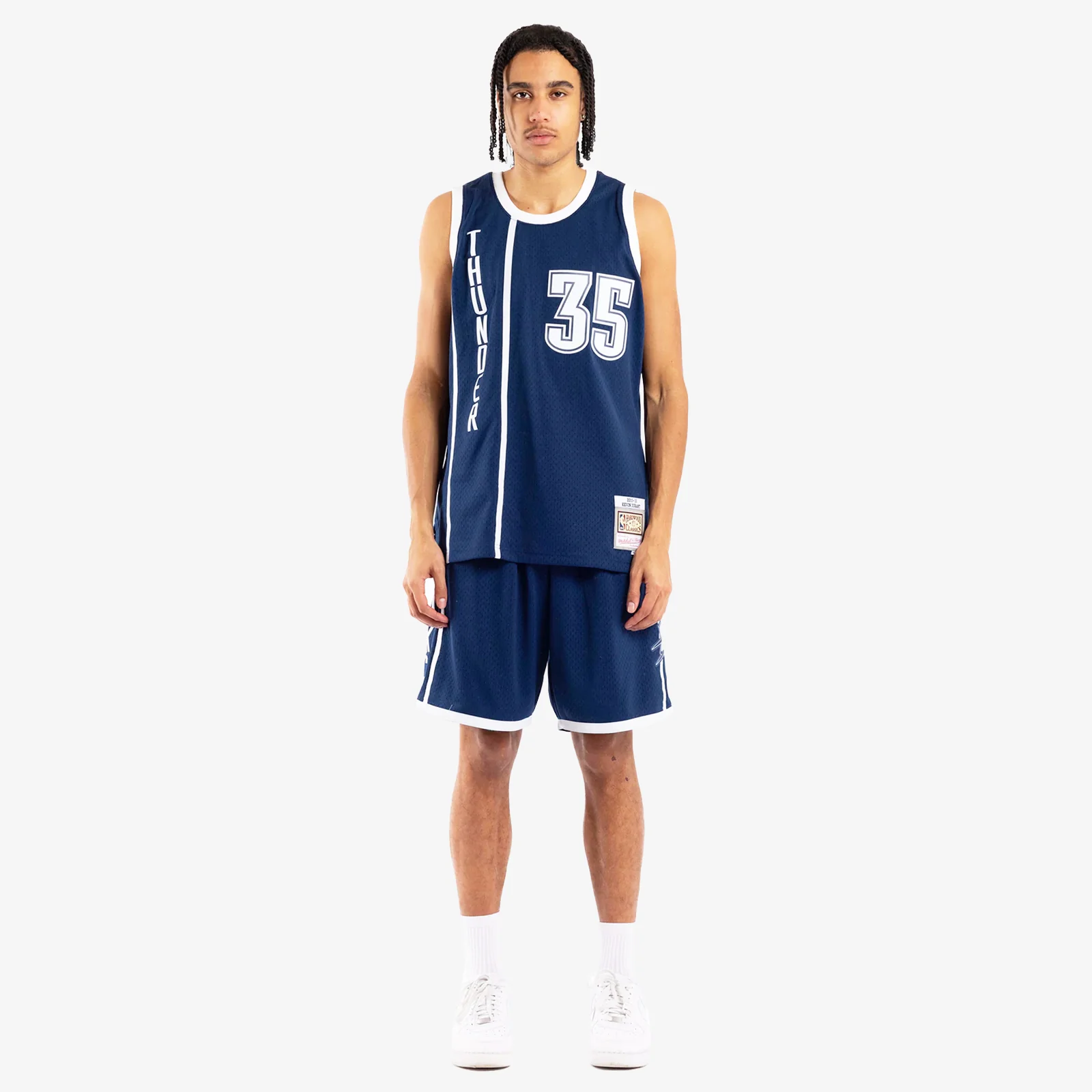 Kevin Durant Oklahoma City Thunder 15-16 HWC Swingman Jersey - Navy - Image 4