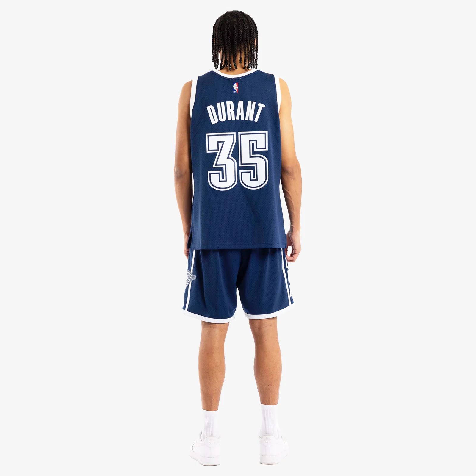 Kevin Durant Oklahoma City Thunder 15-16 HWC Swingman Jersey - Navy - Image 6
