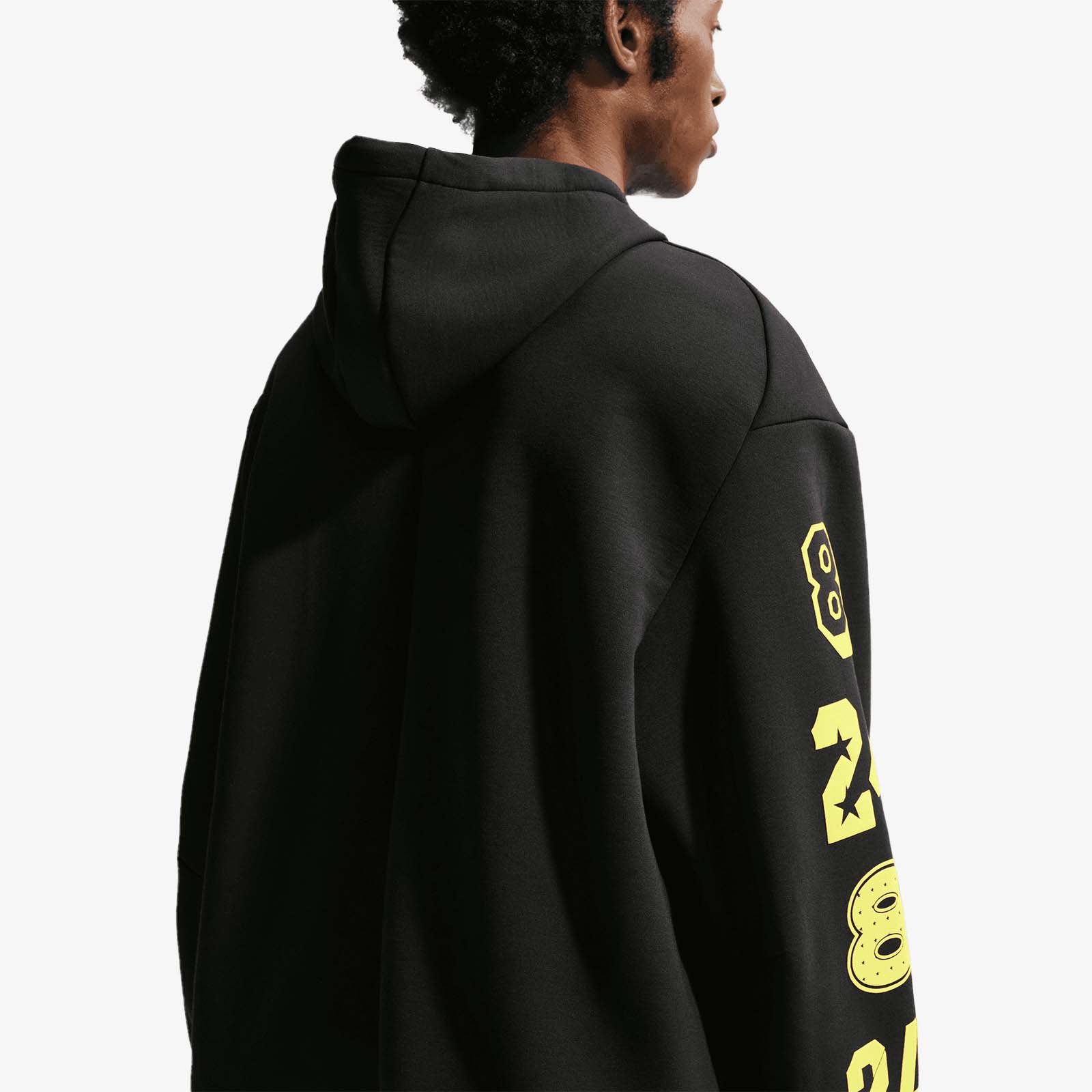 Kobe Fleece Pullover Basketball Hoodie - Black - Image 2