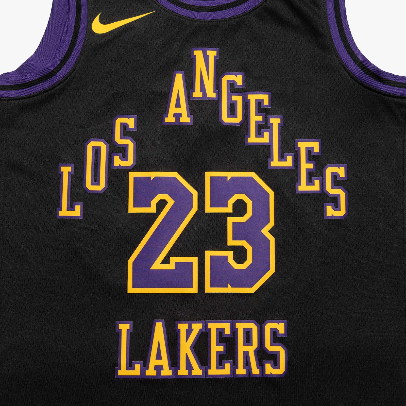 LeBron James Los Angeles Lakers 2025/26 City Edition Swingman Jersey - Black - Image 3