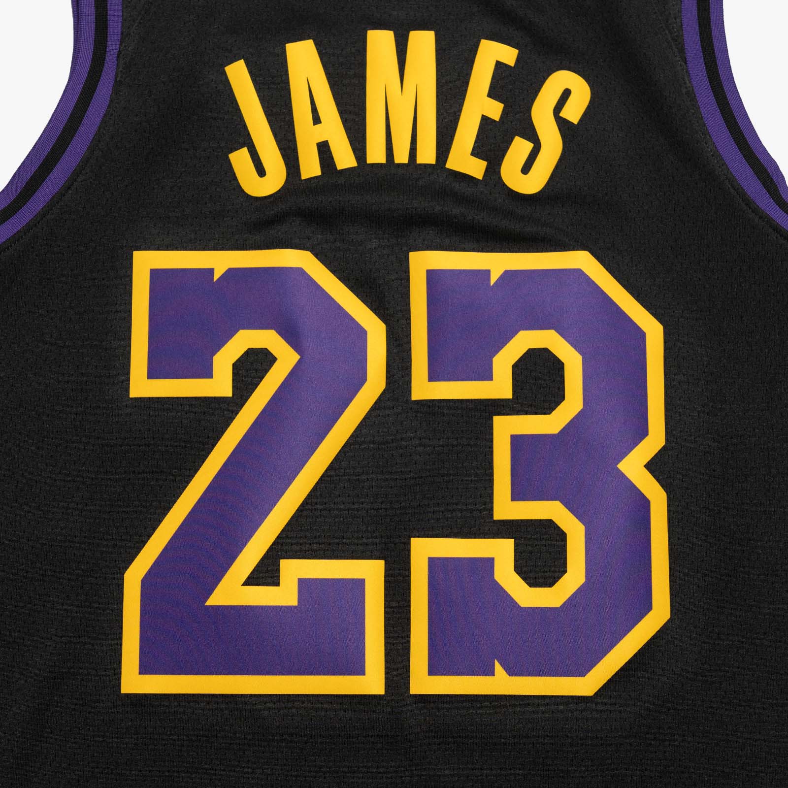 LeBron James Los Angeles Lakers 2025/26 City Edition Swingman Jersey - Black - Image 4