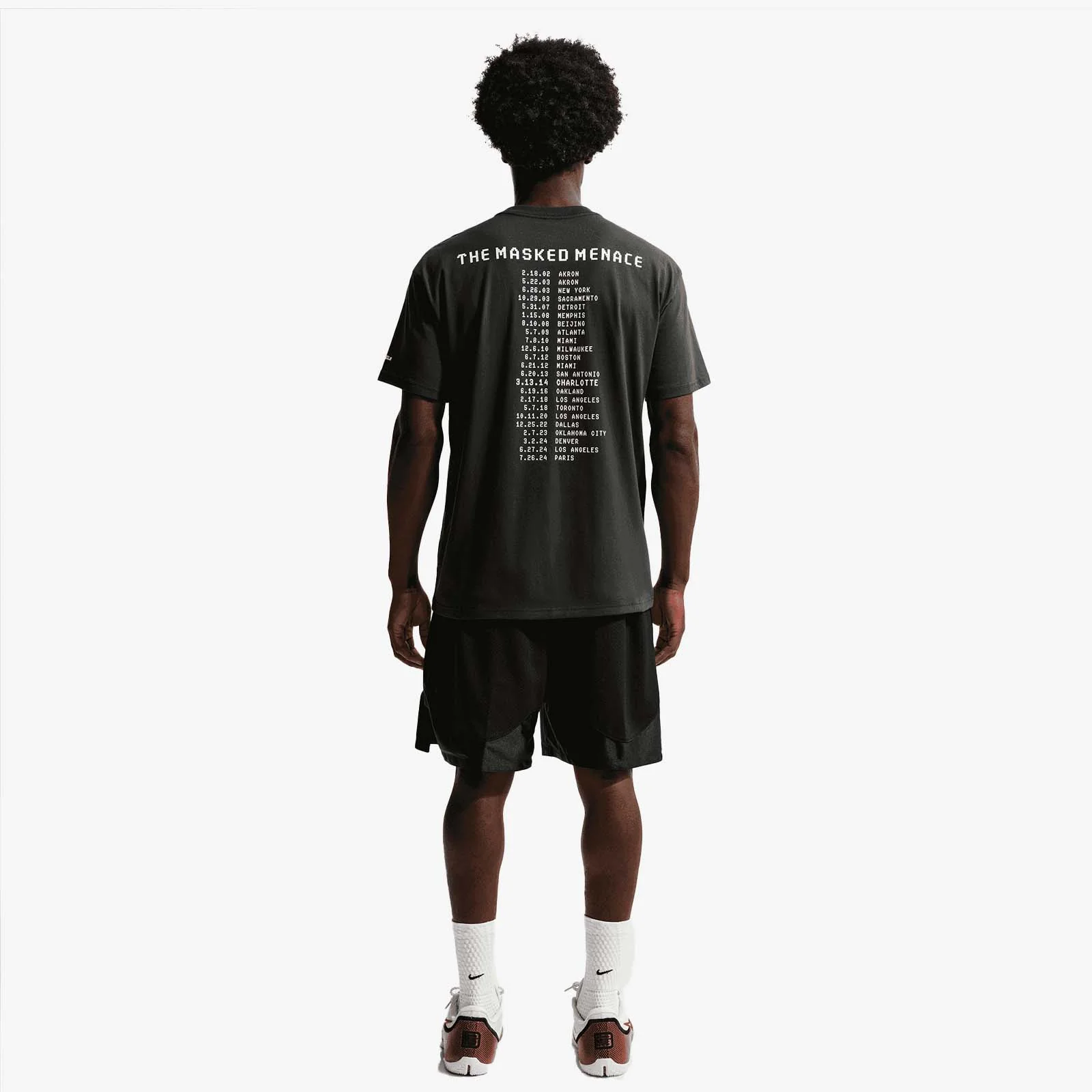 LeBron 'Masked Menace' T-Shirt - Off-Noir - Image 2