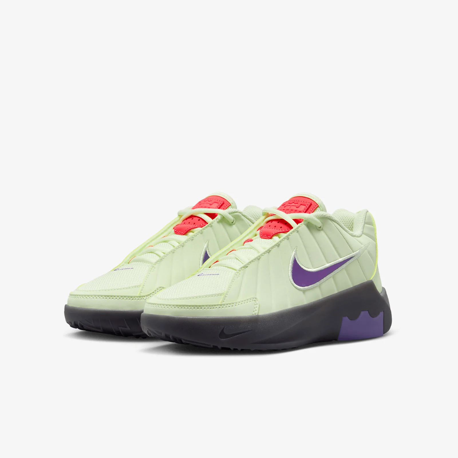 LeBron Witness 9 (GS) - Volt Tint/Multi-Colour/Black/Smoke Grey - Image 5