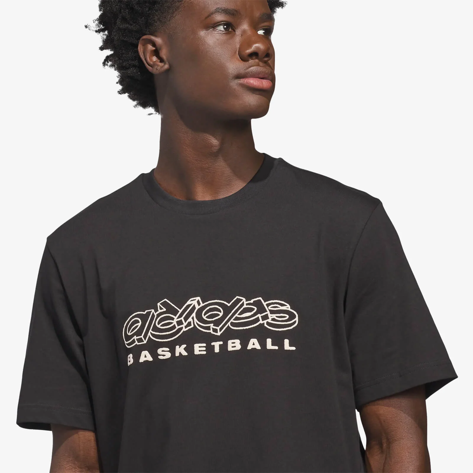 Letters Breakthrough Graphic Tee - Black - Image 3