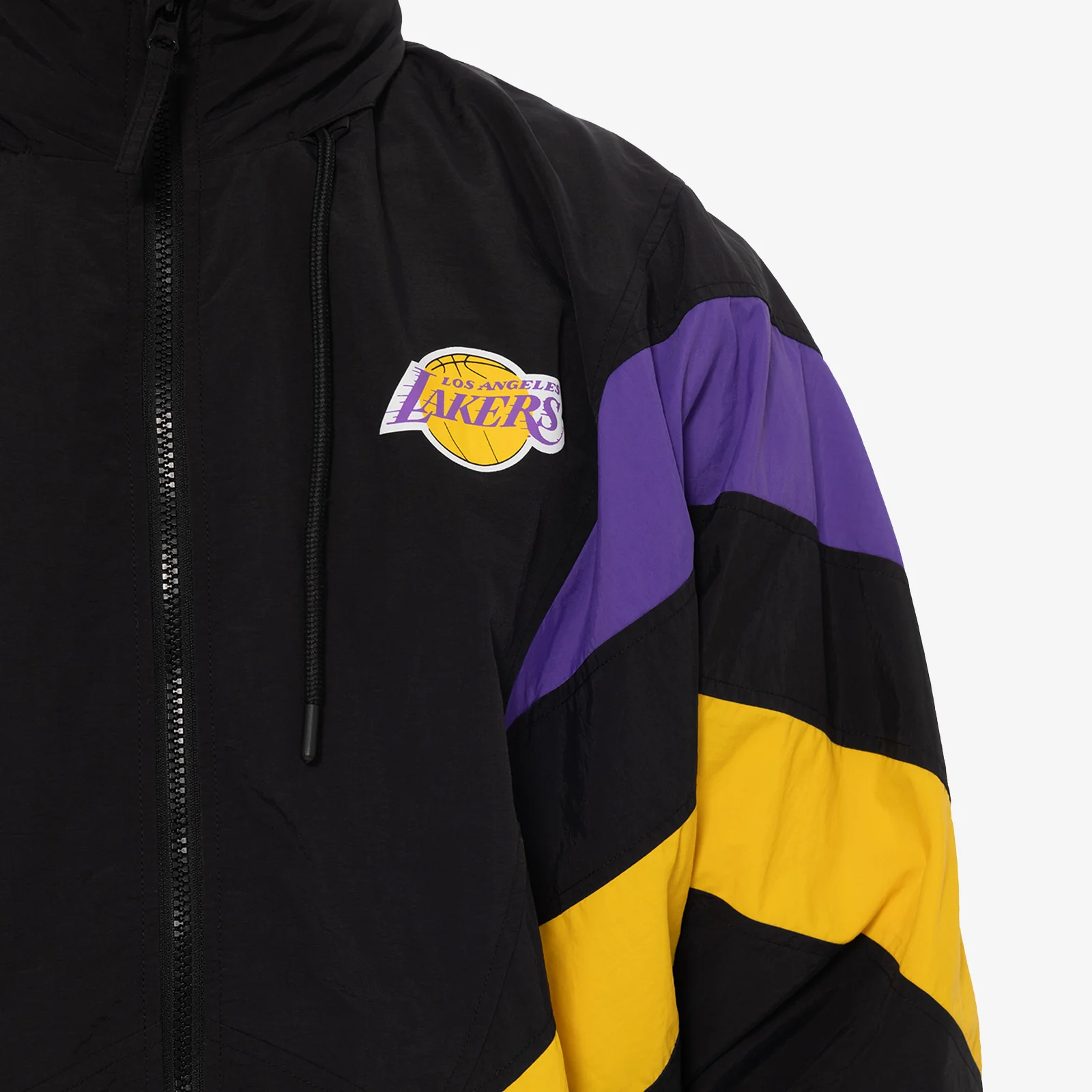 Los Angeles Lakers Spray Jacket - Black/Purple/Yellow - Image 6