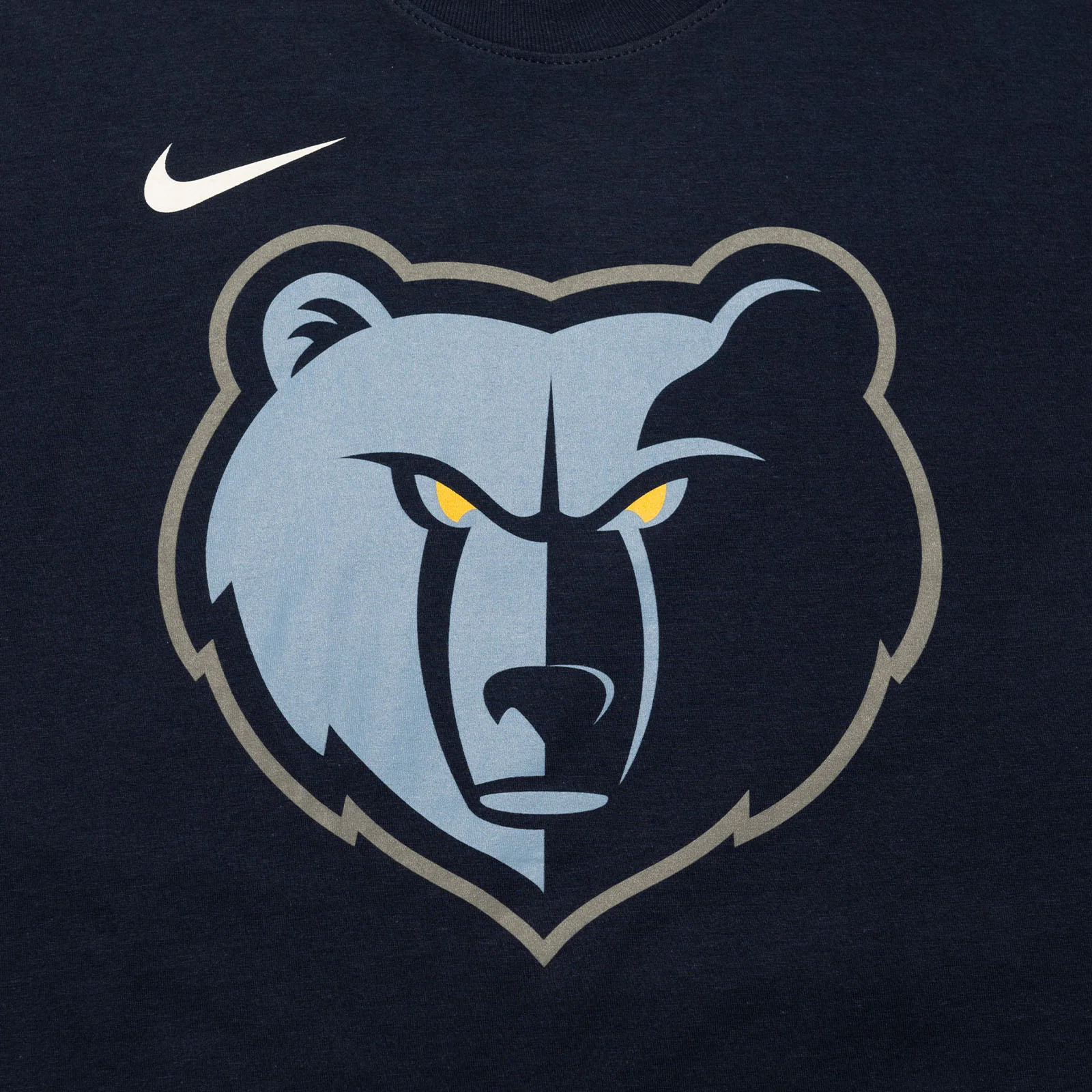 Memphis Grizzlies Essential NBA Logo T-Shirt - Navy - Image 5