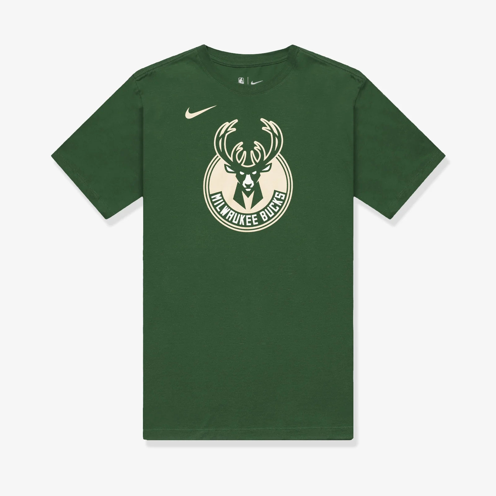 Milwaukee Bucks Essential NBA Logo T-Shirt - Green - Image 3