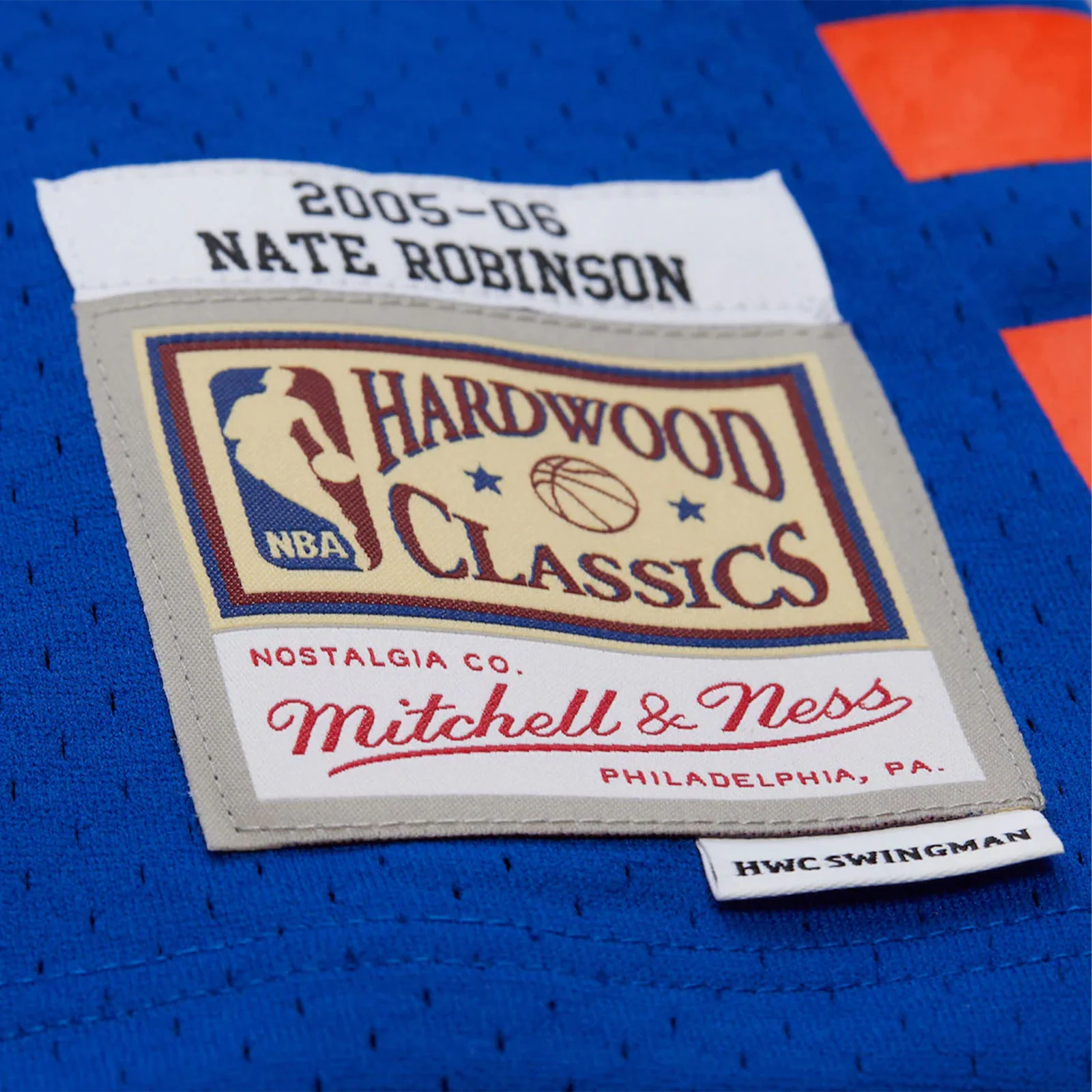 Nate Robinson New York Knicks 05-06 HWC Swingman Jersey - Royal - Image 4