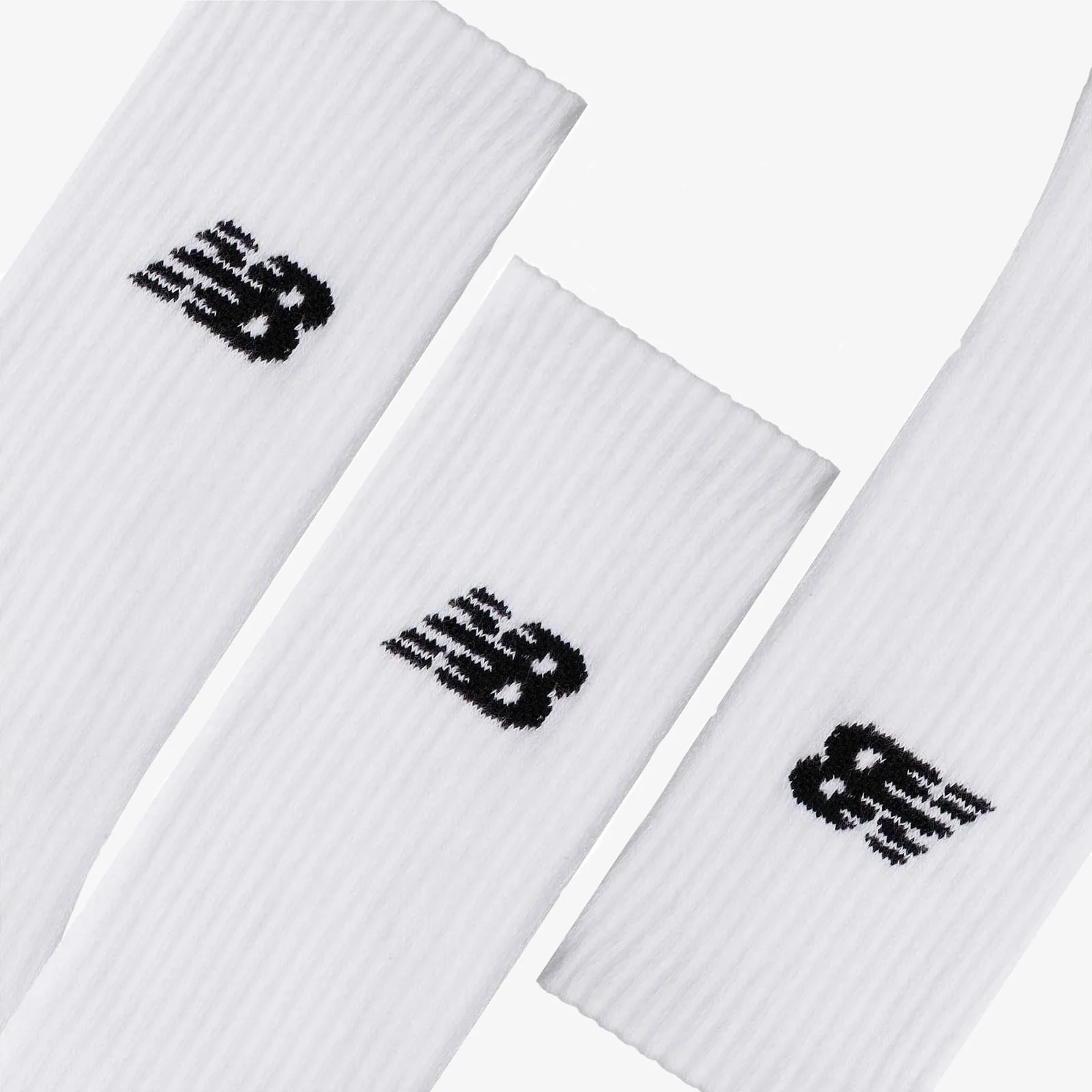 NB Everyday Crew Socks (3 Pairs) - White - Image 3