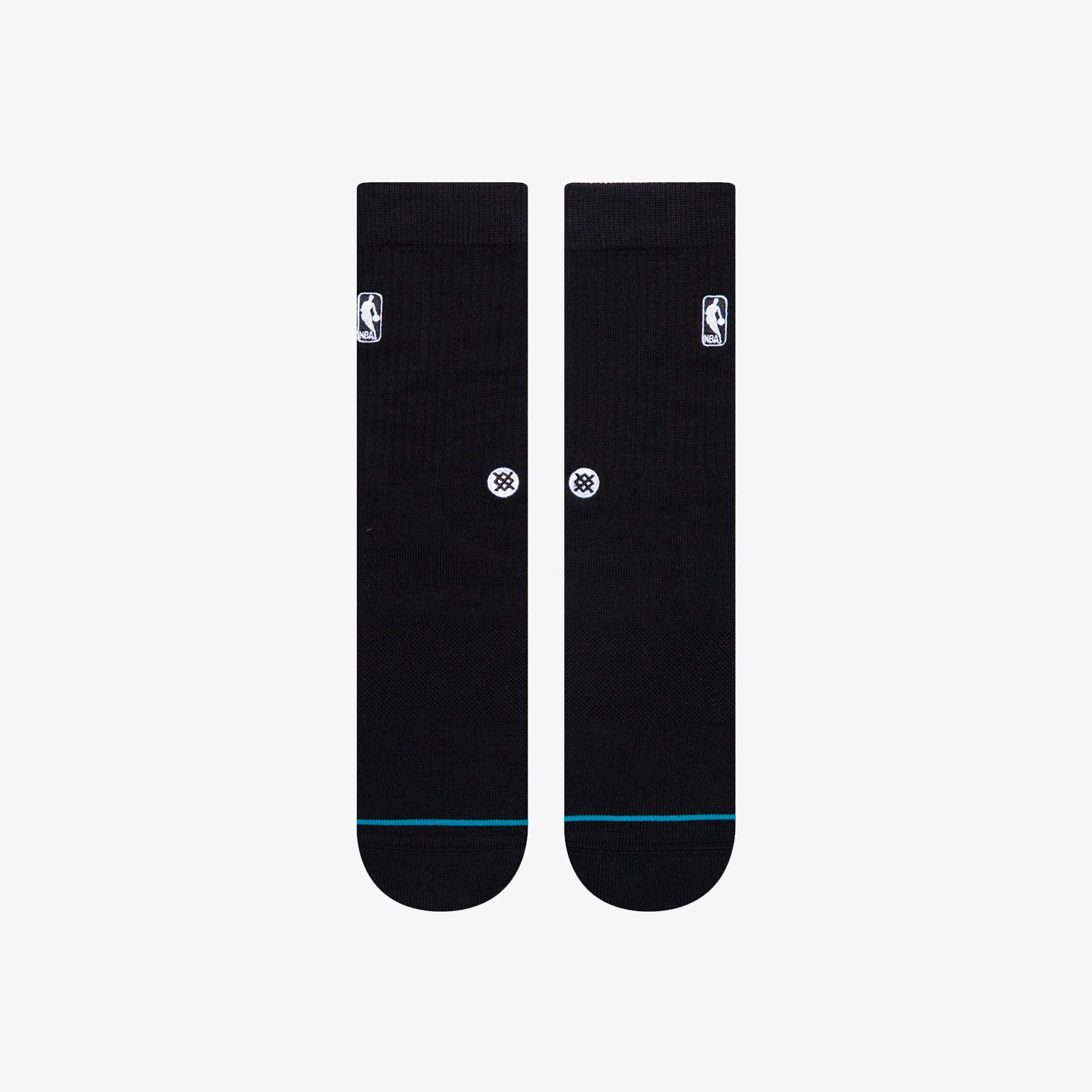 Stance NBA Logoman Crew Socks - Black - Image 2
