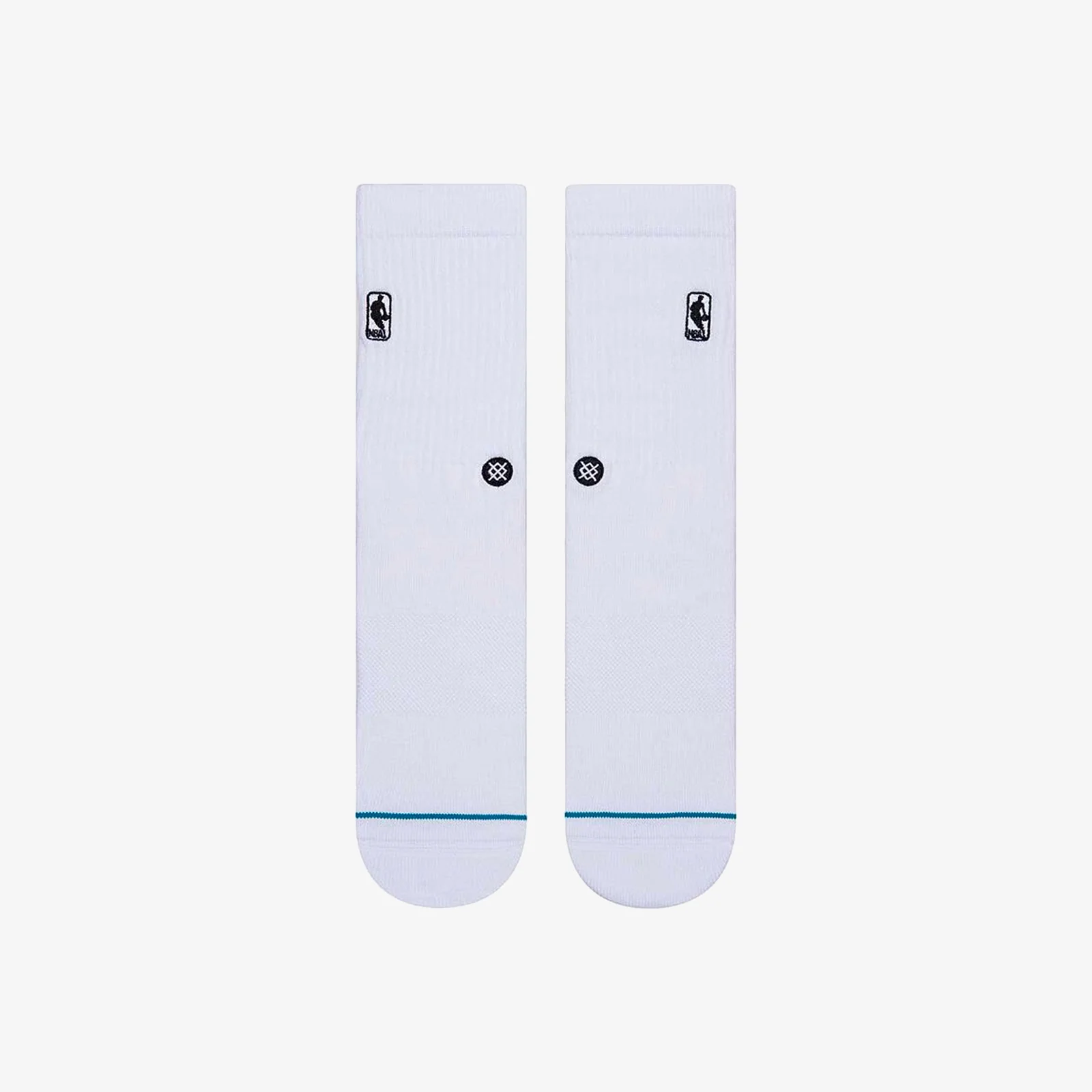 Stance NBA Logoman Crew Socks - White - Image 2