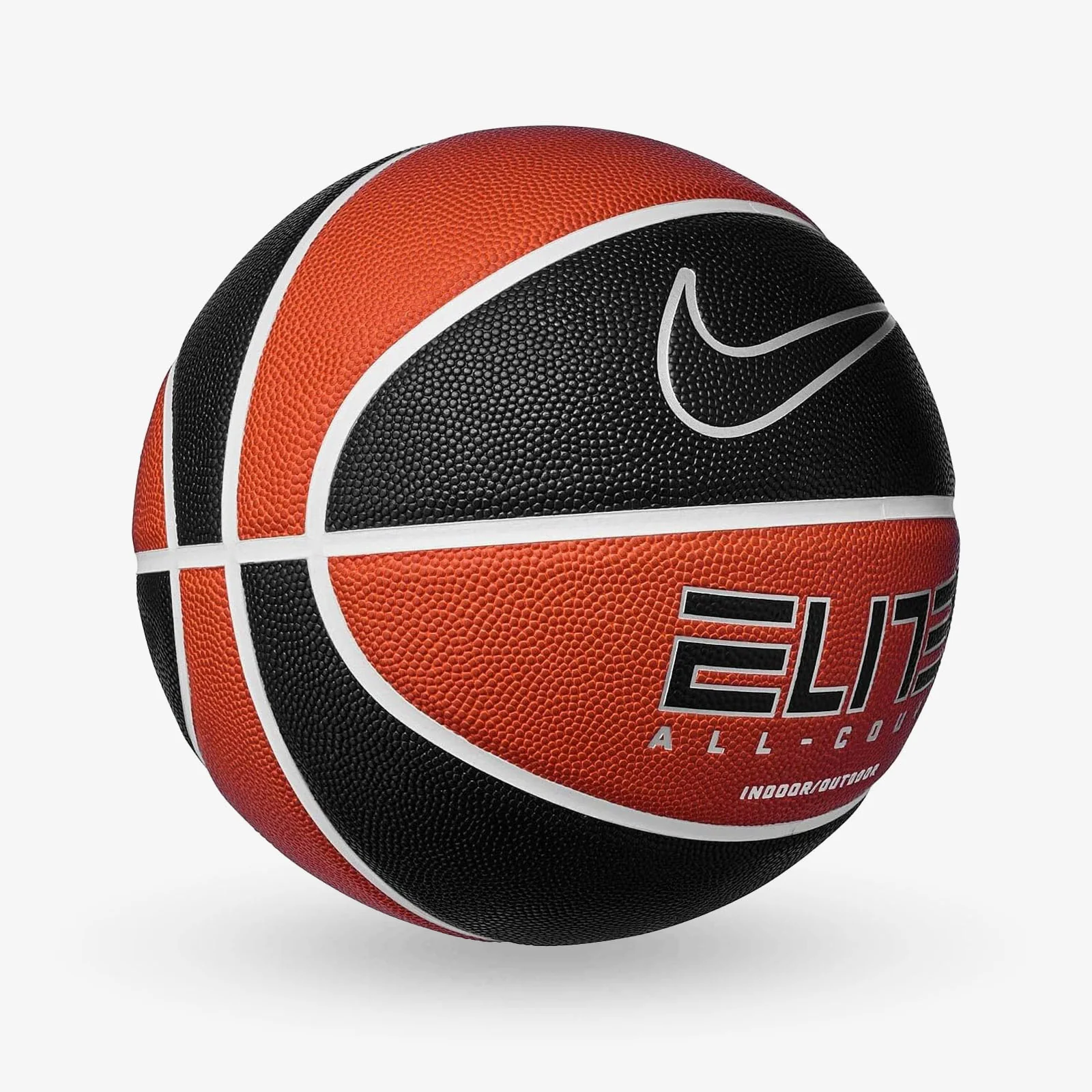 Elite All Court Basketball - Amber/Black/Metallic Silver - Size 7 - Image 3
