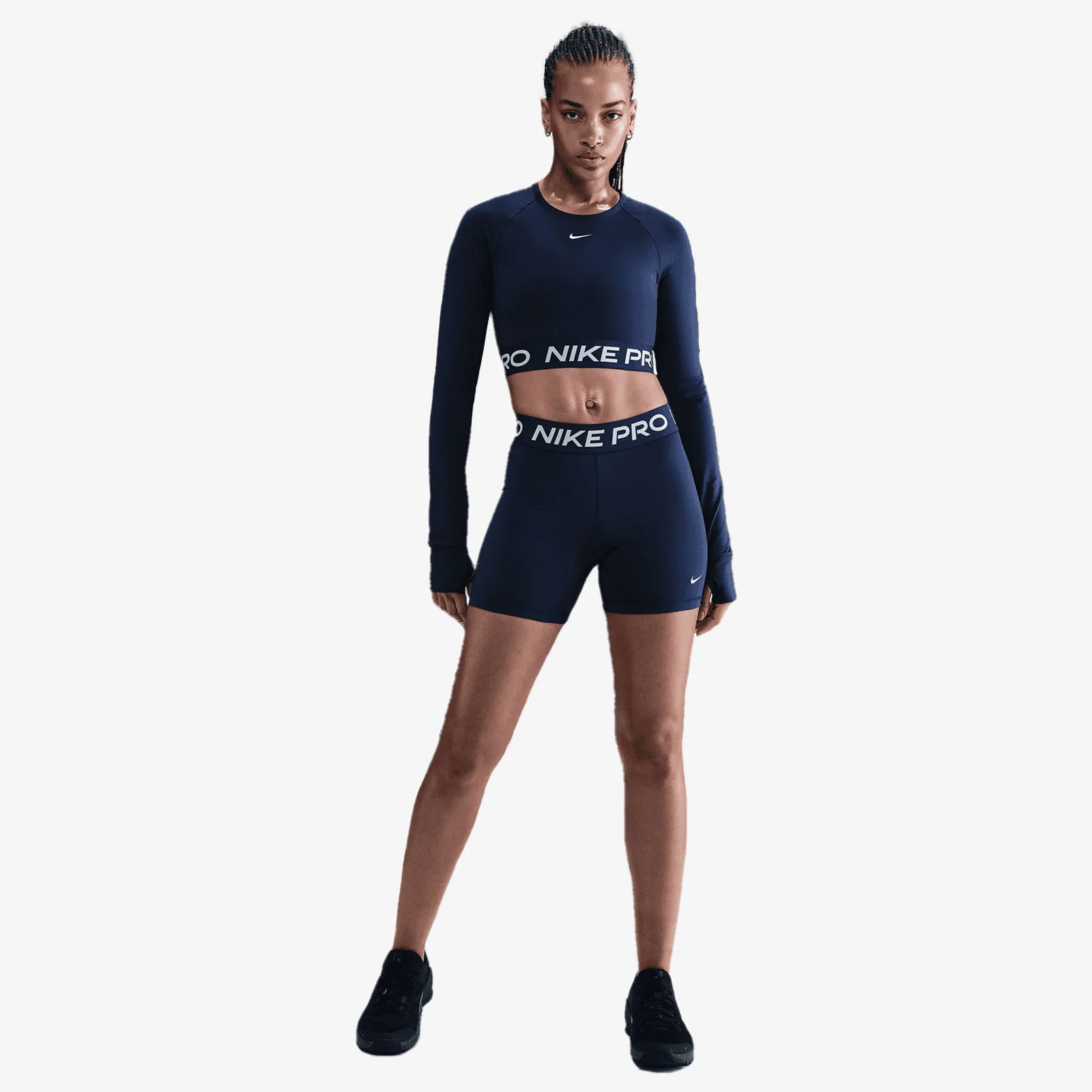 Nike Pro 365 Dri-FIT Women's Shorts - Navy - Image 3
