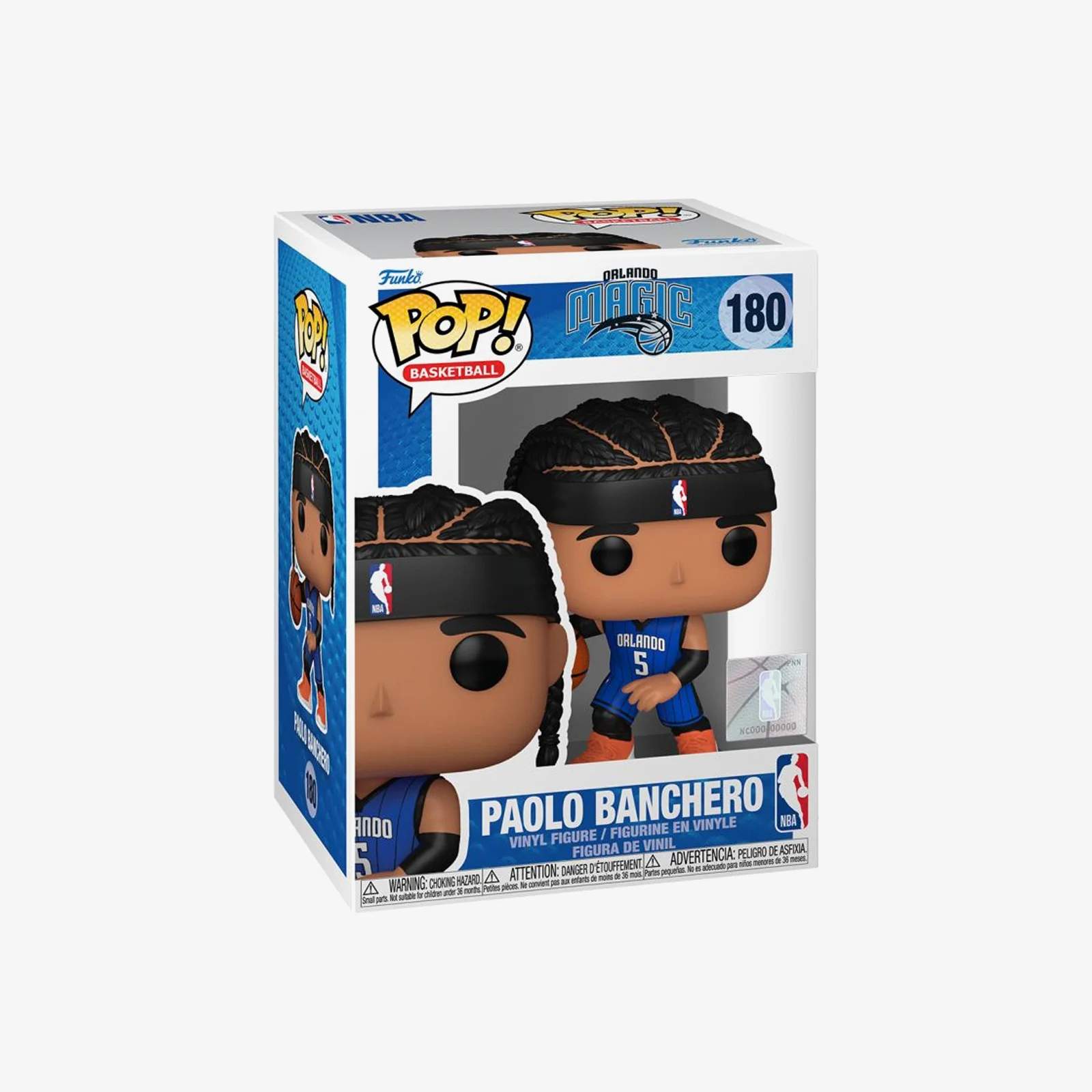 Paolo Banchero Orlando Magic NBA Pop! Vinyl - Blue - Image 2