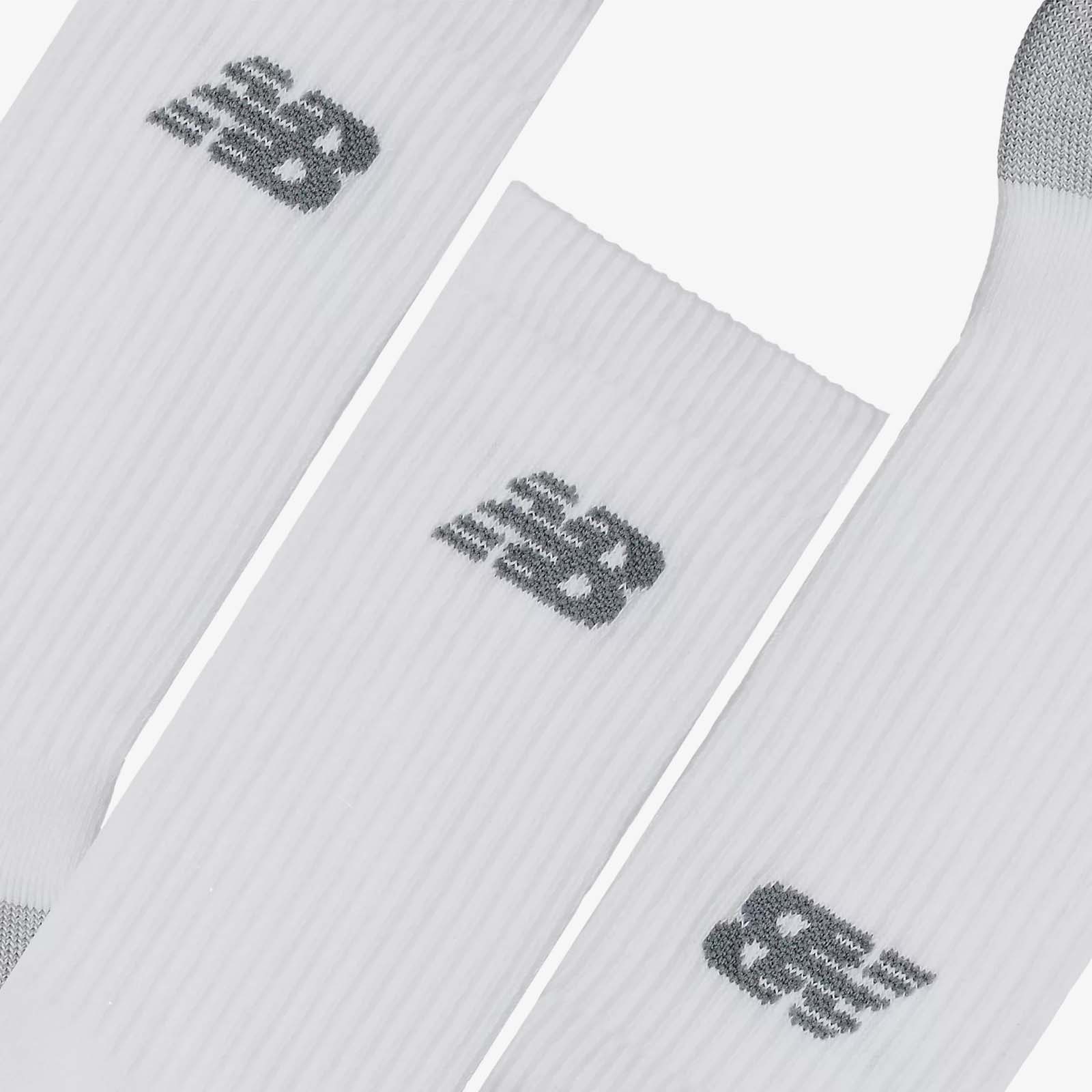 Performance Cushioned Crew Socks (3 Pairs) - White - Image 3