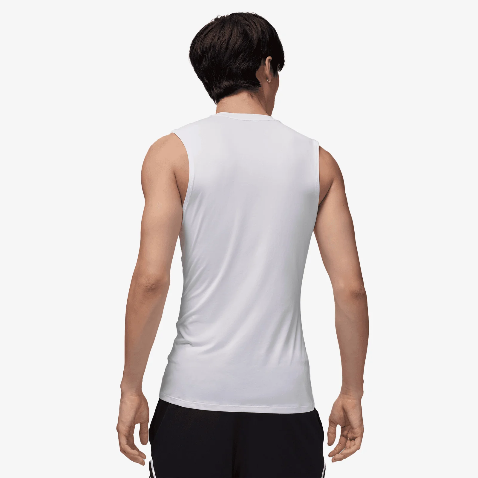 Sport Dri-FIT Sleeveless Base Layer Tank - White/Black - Image 2