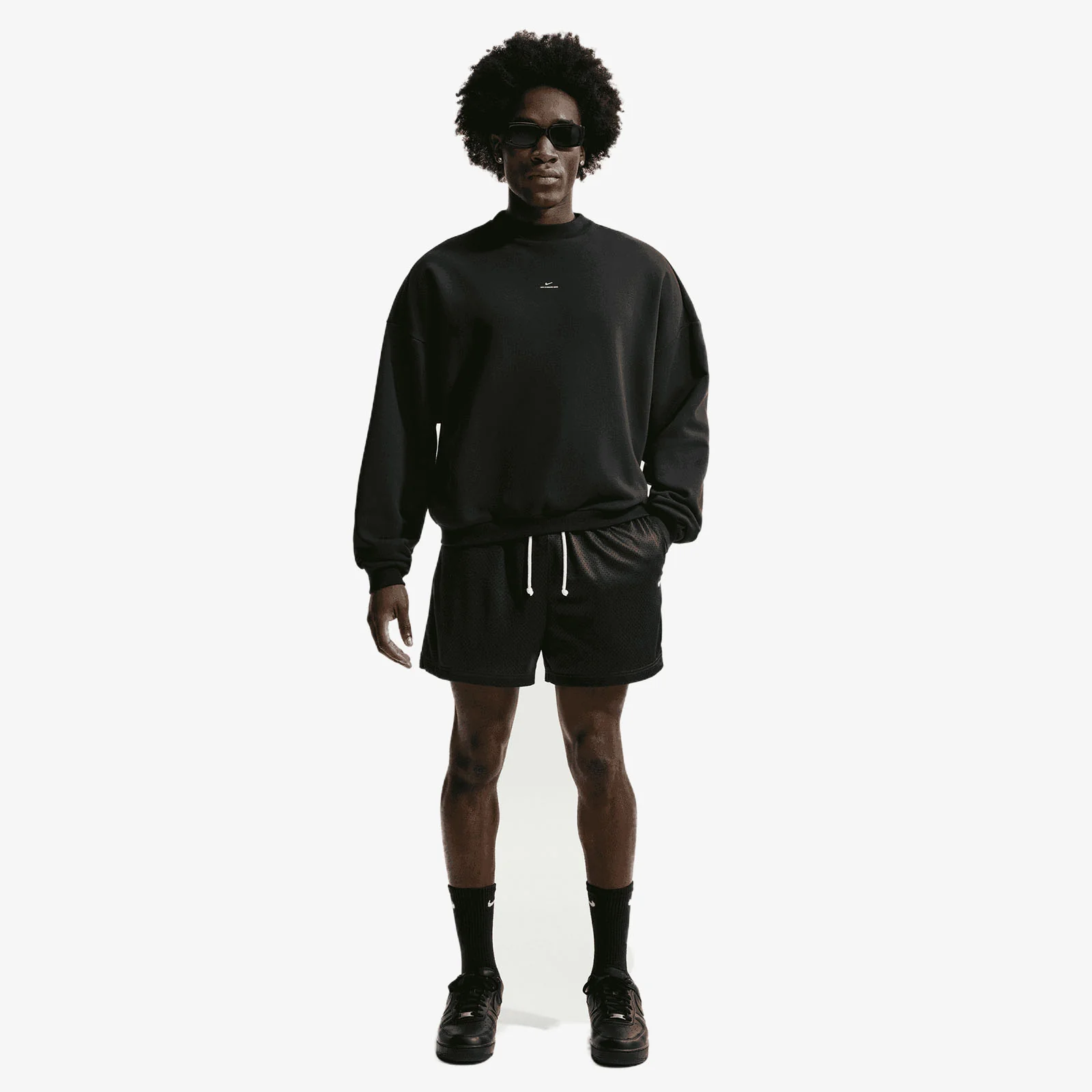 Standard Issue Mesh Shorts - Black - Image 3