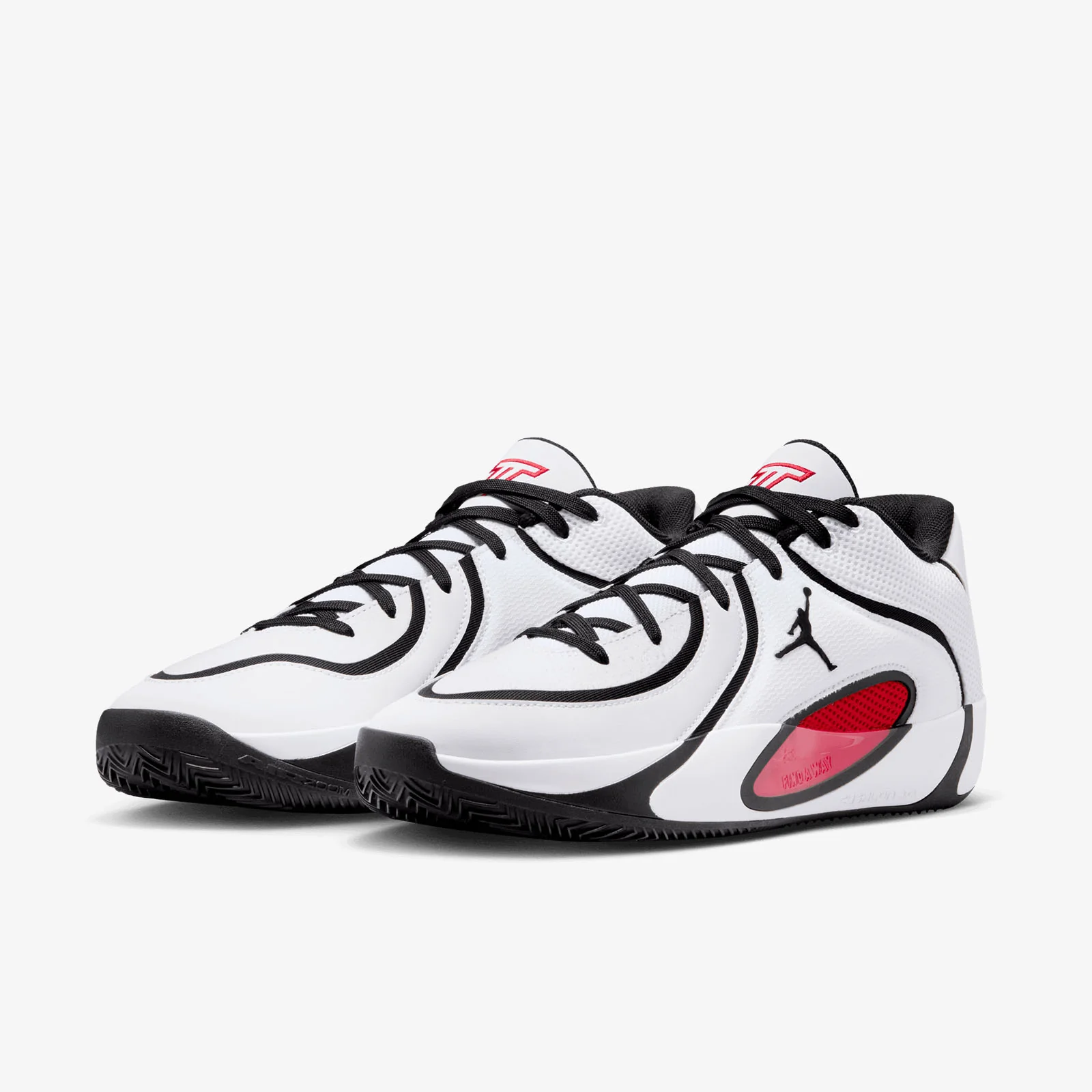 Tatum 4 - White/Black/University Red - Image 4