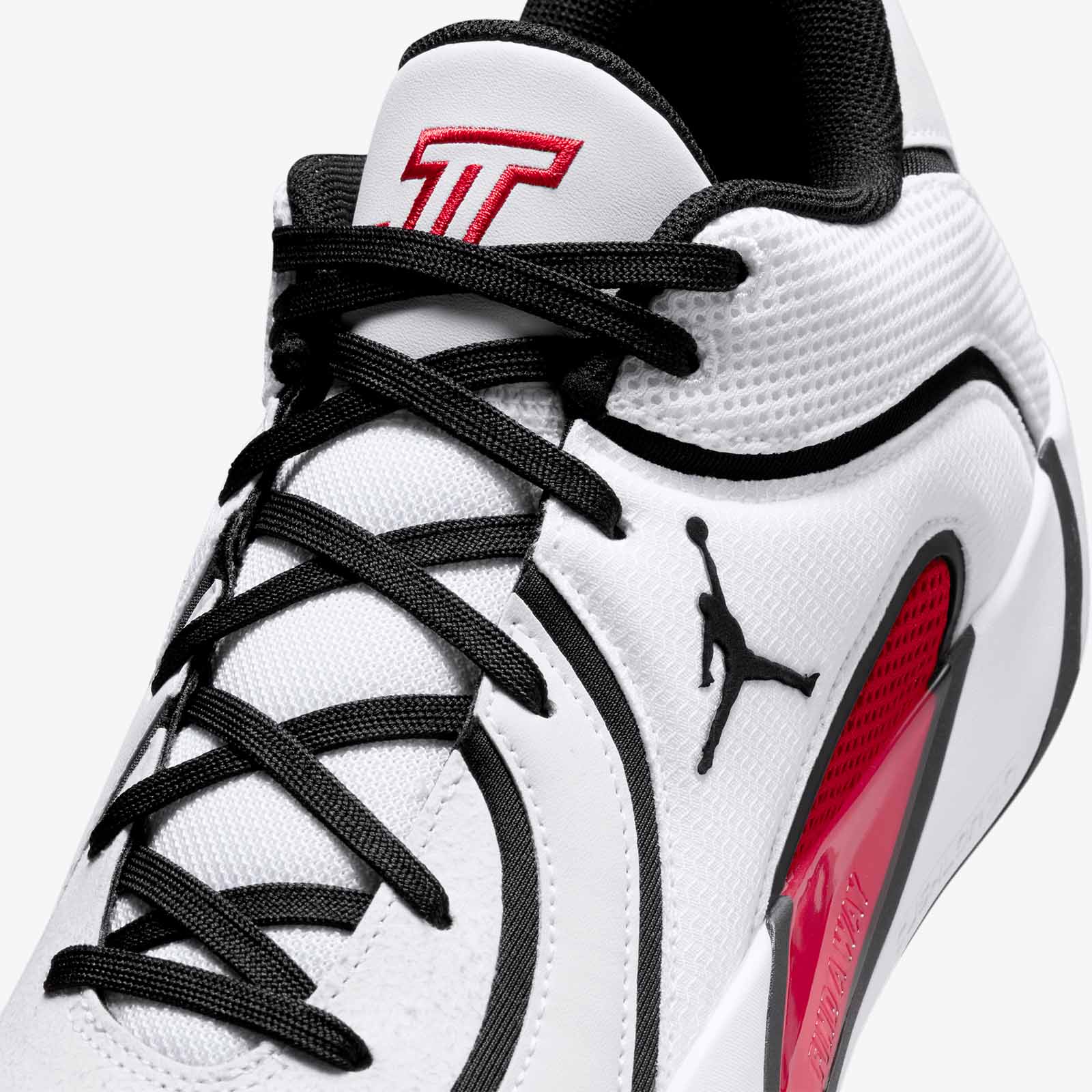 Tatum 4 - White/Black/University Red - Image 6