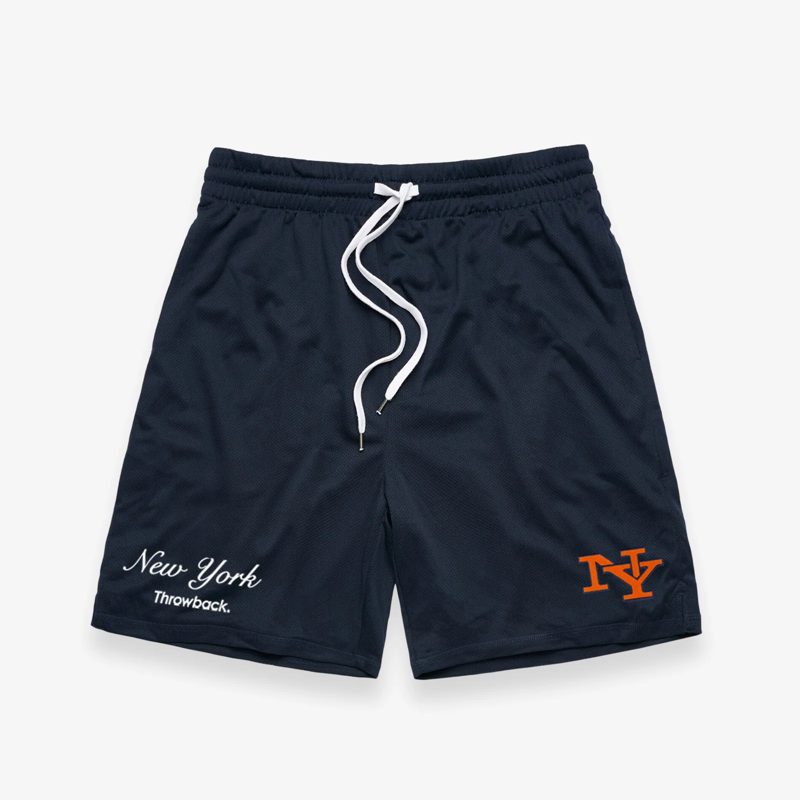 Throwback 'New York or Nowhere' 20" Shorts - Navy
